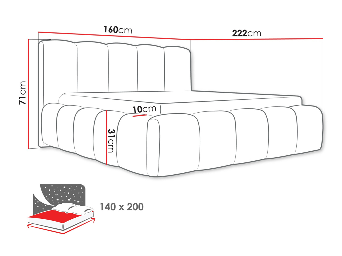 Bed TrendyNest 113 (Abriamo 07)
