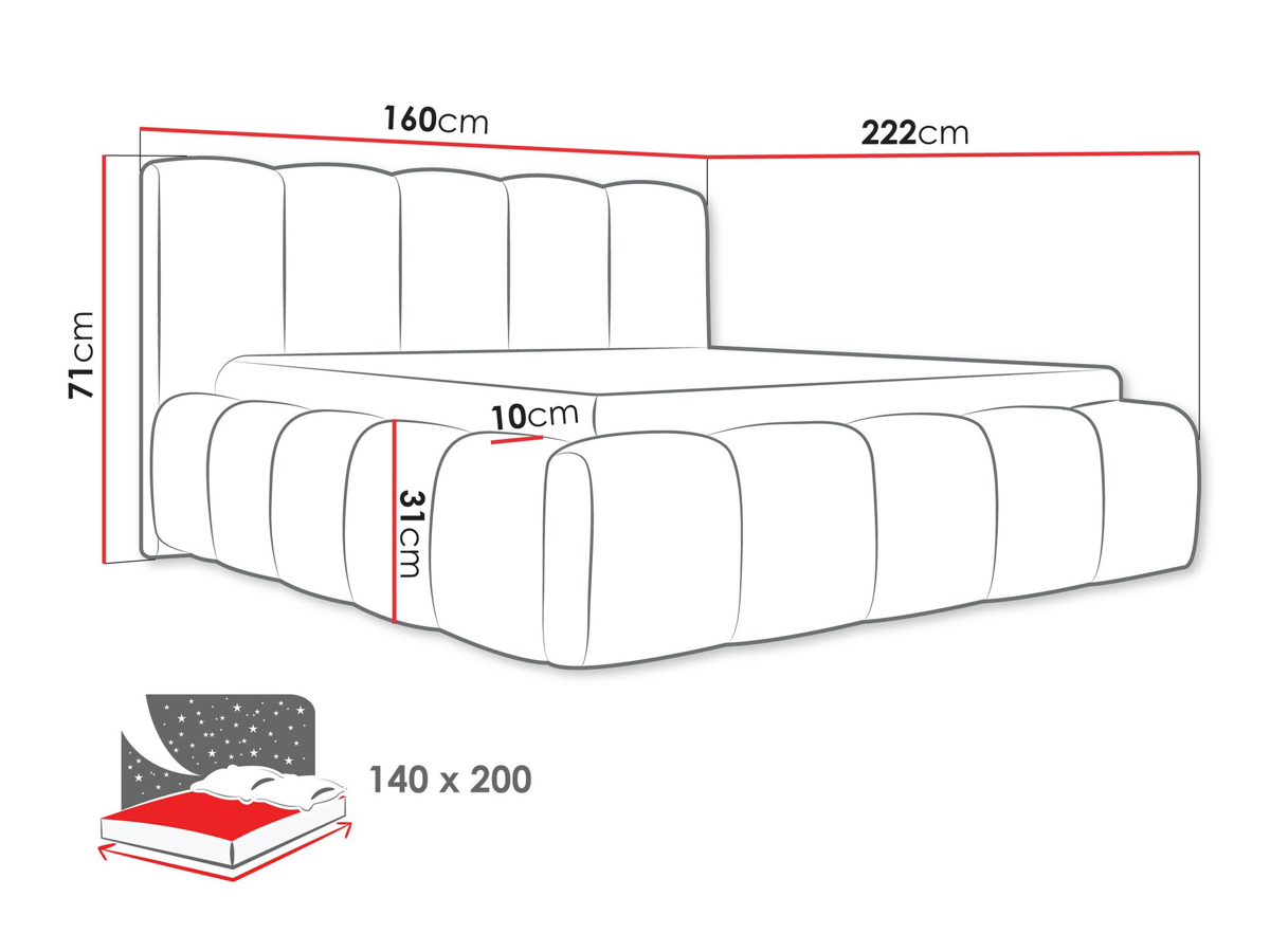 Bed TrendyNest 113 (Abriamo 14)