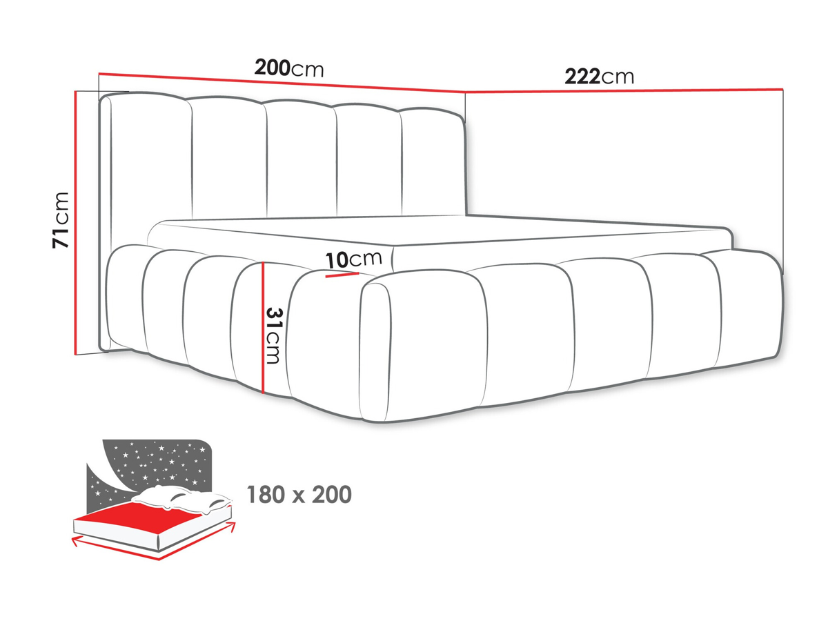 Bed TrendyNest 113 (Abriamo 14)