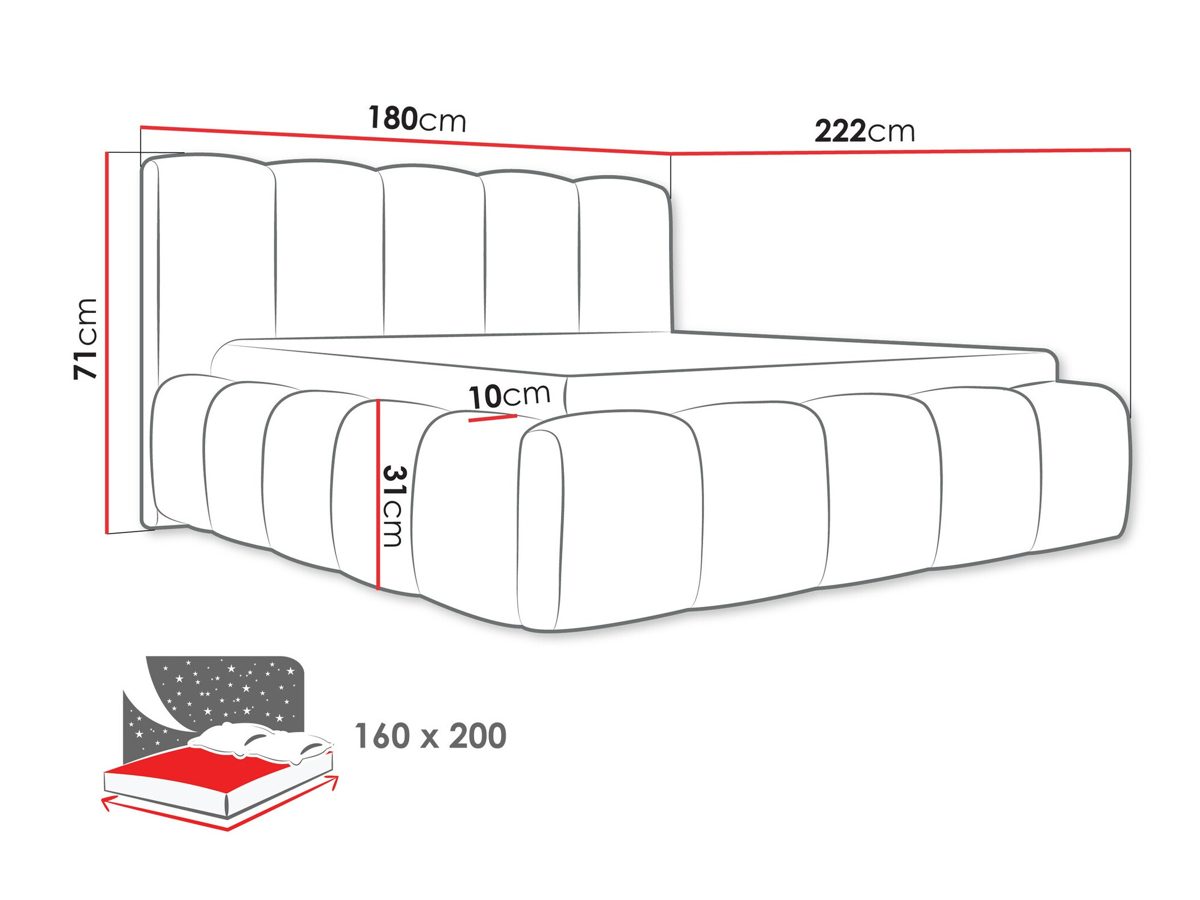 Bed TrendyNest 113 (Kronos 29)