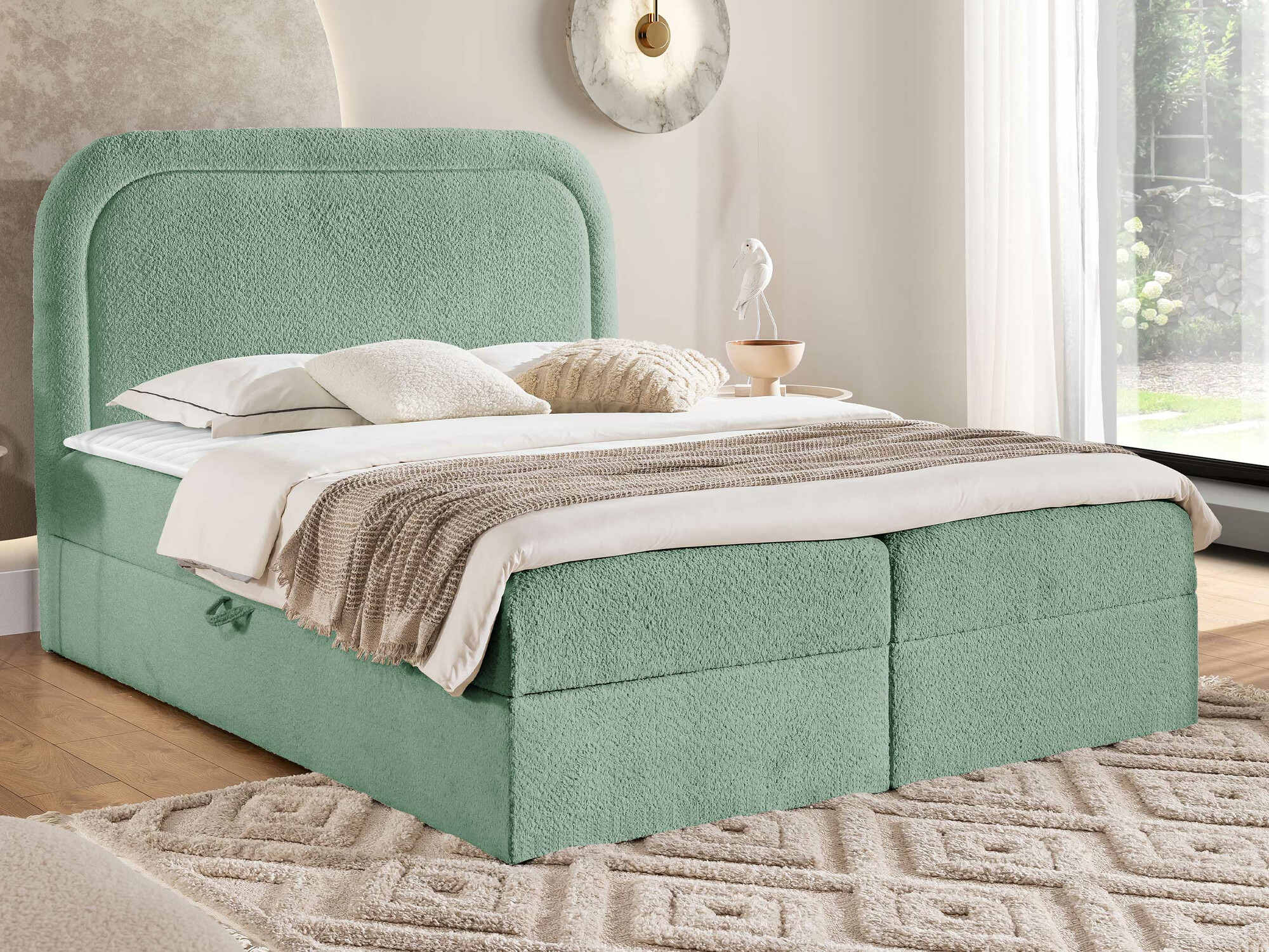 Continental bed Color (Coral 55)