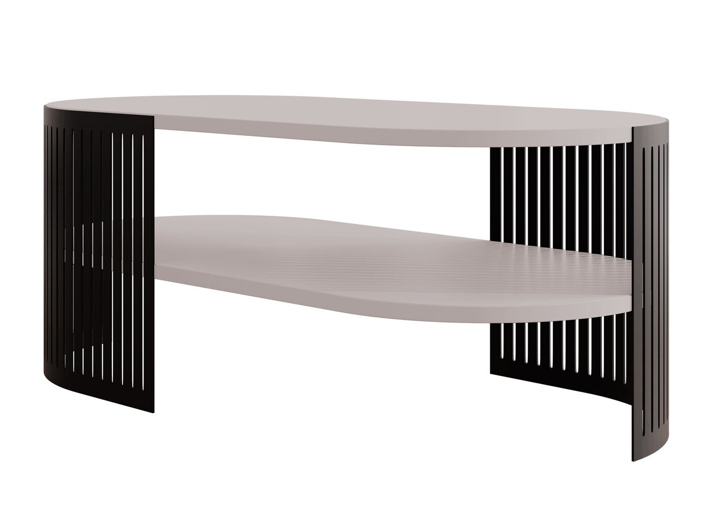 Coffee table Civer VI (Black + Cashmere)