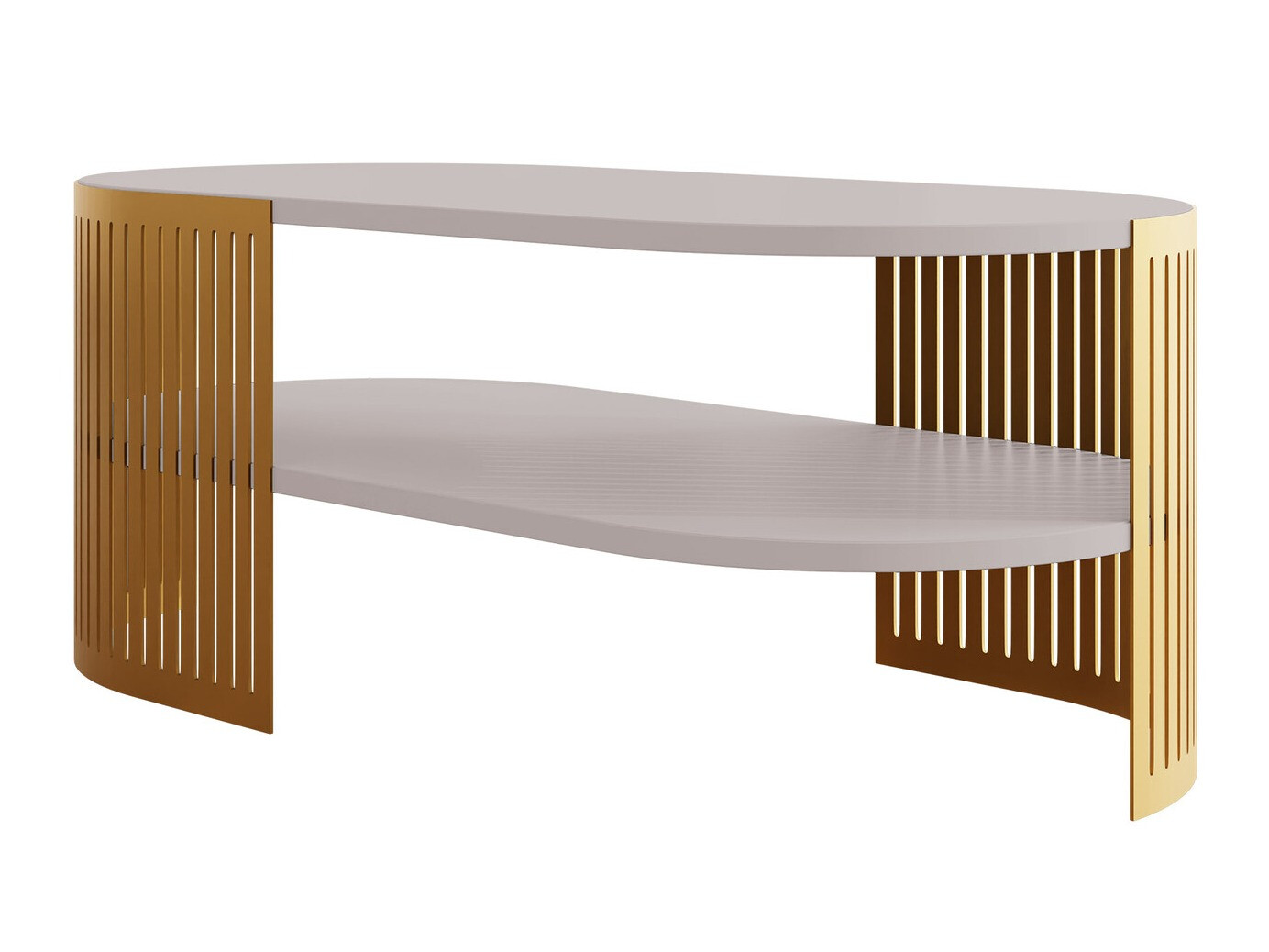 Coffee table Civer VII (Golden + Cashmere)