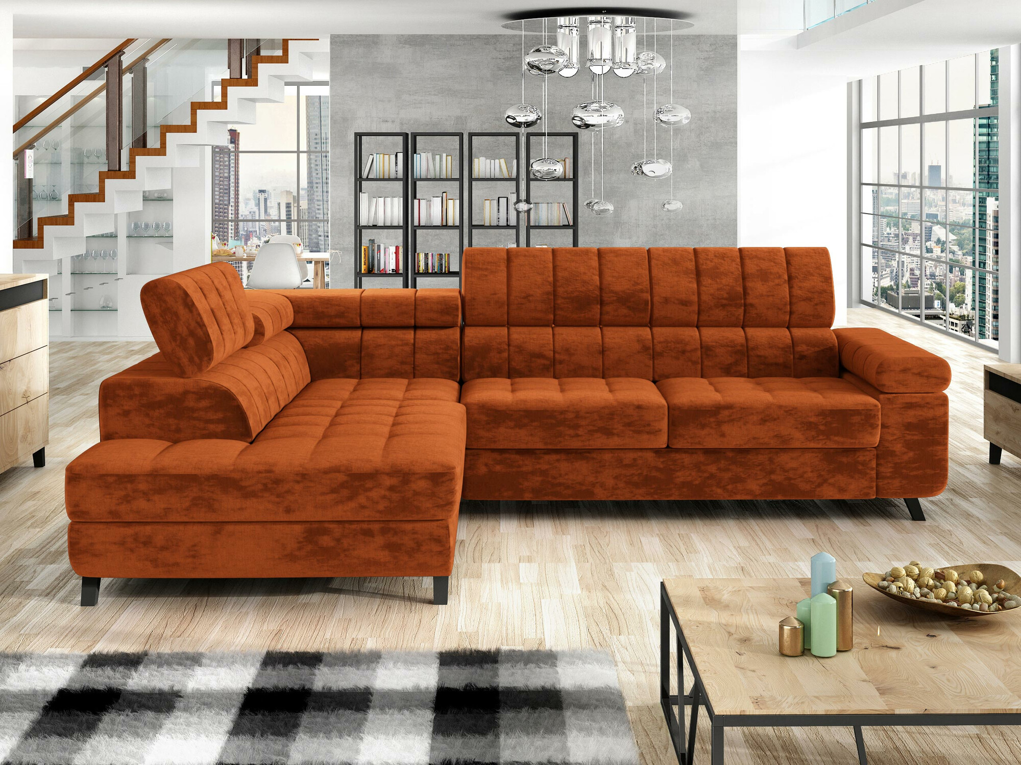 Corner sofa Comfivo 207 (Clara 215.02)