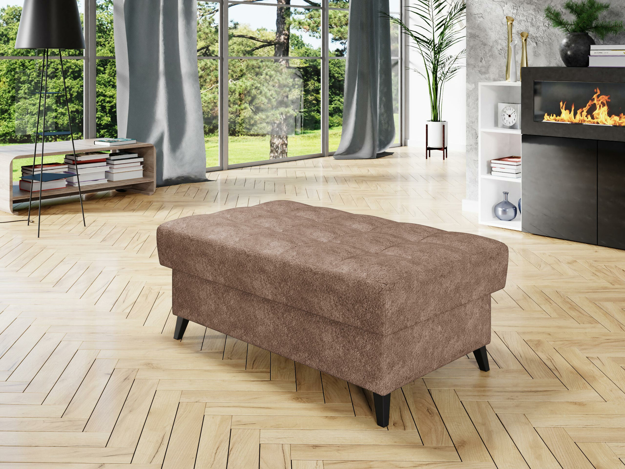 Upholstered bench Comfivo 236 (Coral 45)