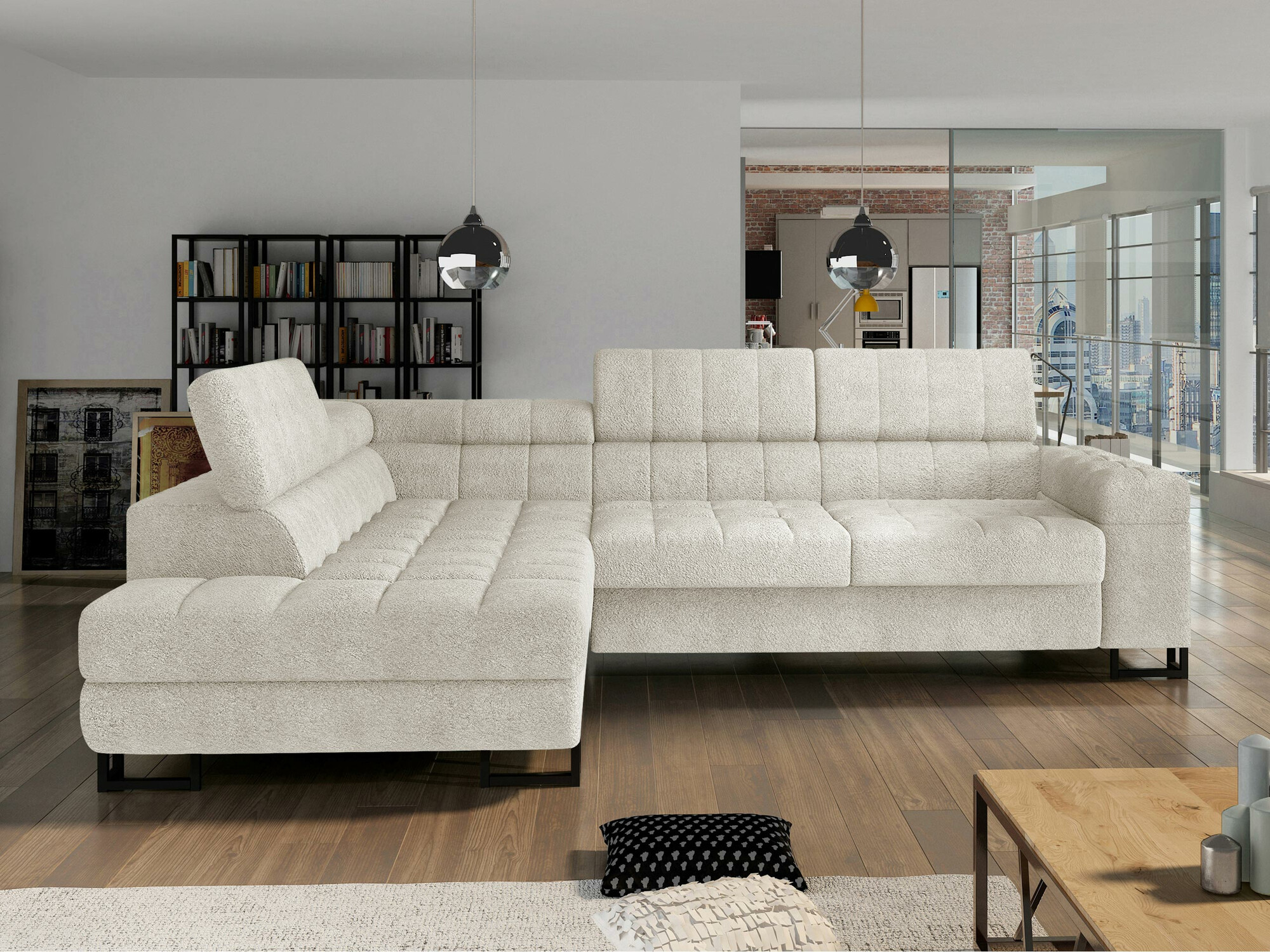 Corner sofa Comfivo 232 (Coral 65)