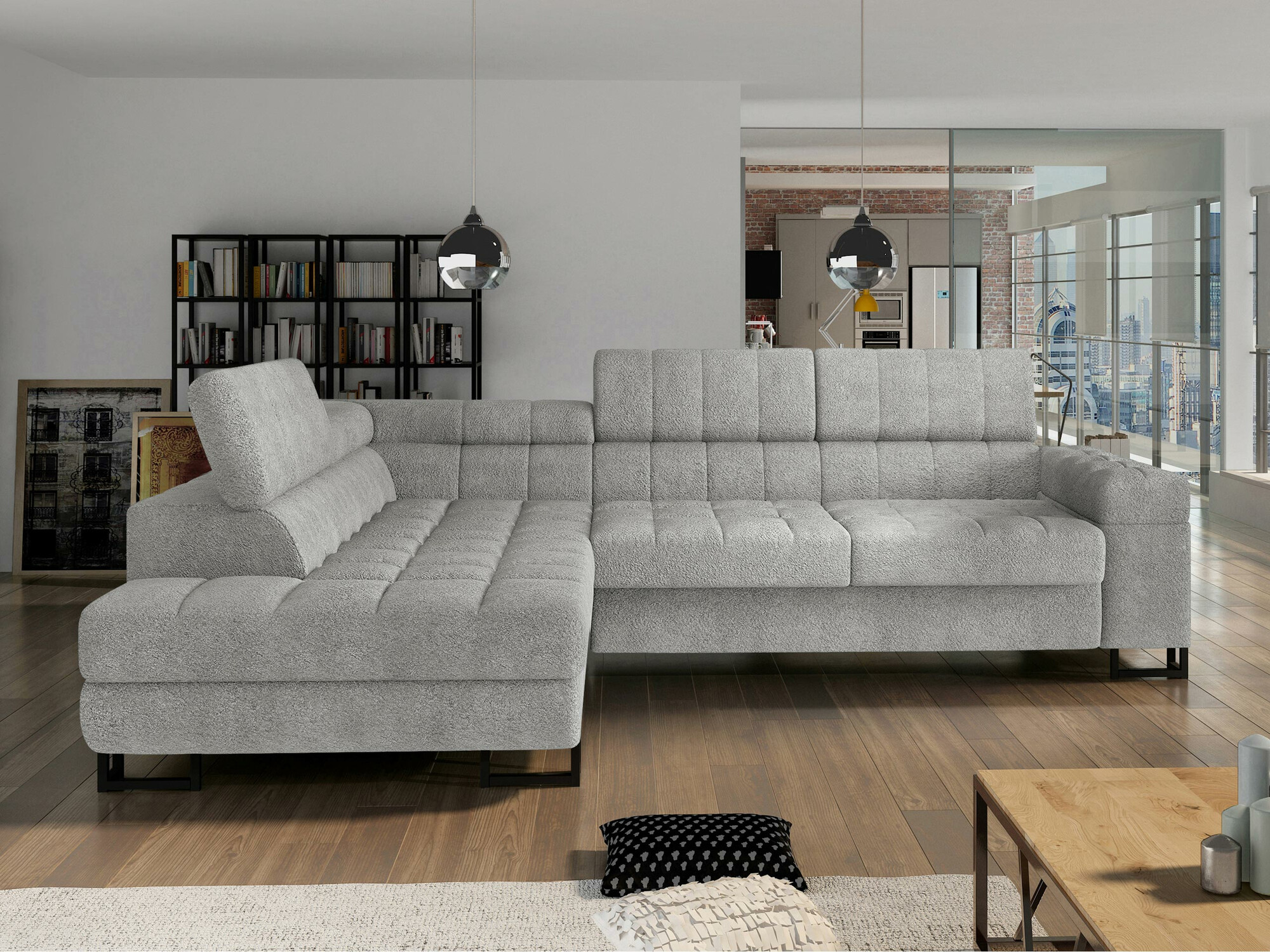 Corner sofa Comfivo 232 (Coral 75)