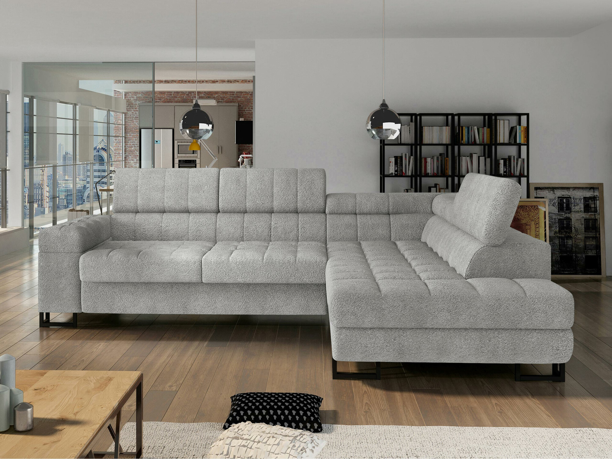 Corner sofa Comfivo Anima (Coral 75)