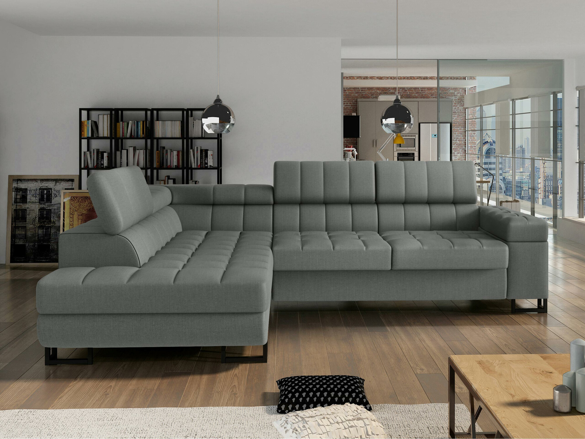 Corner sofa Comfivo Anima (Magic Velvet 2217)