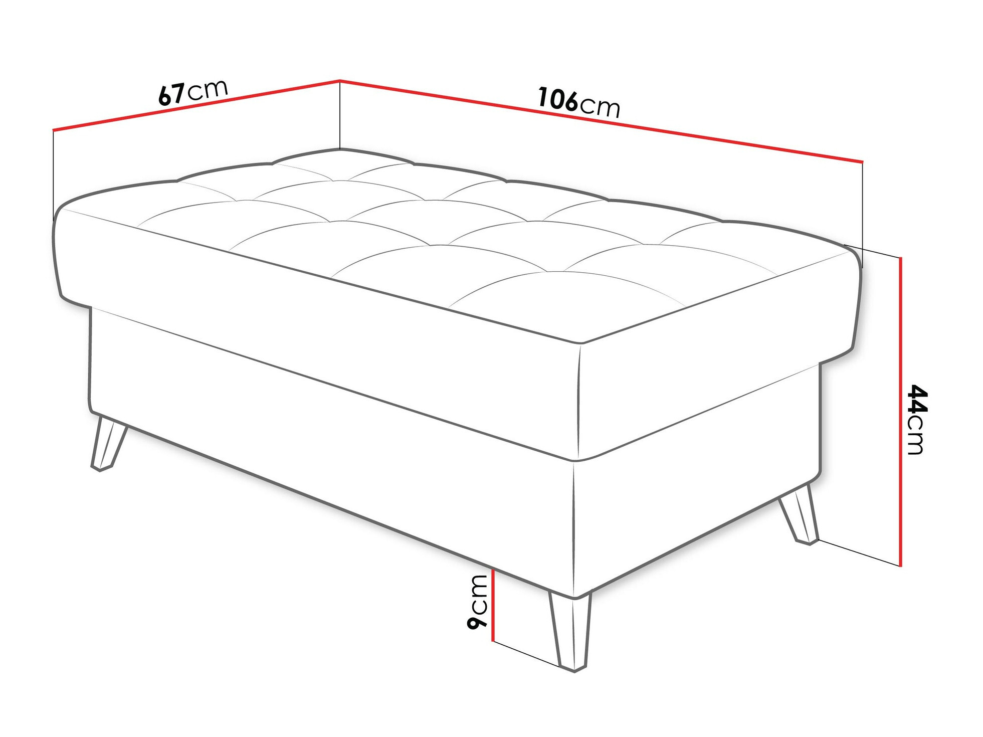 Upholstered bench Comfivo Agnus (Matana 17)