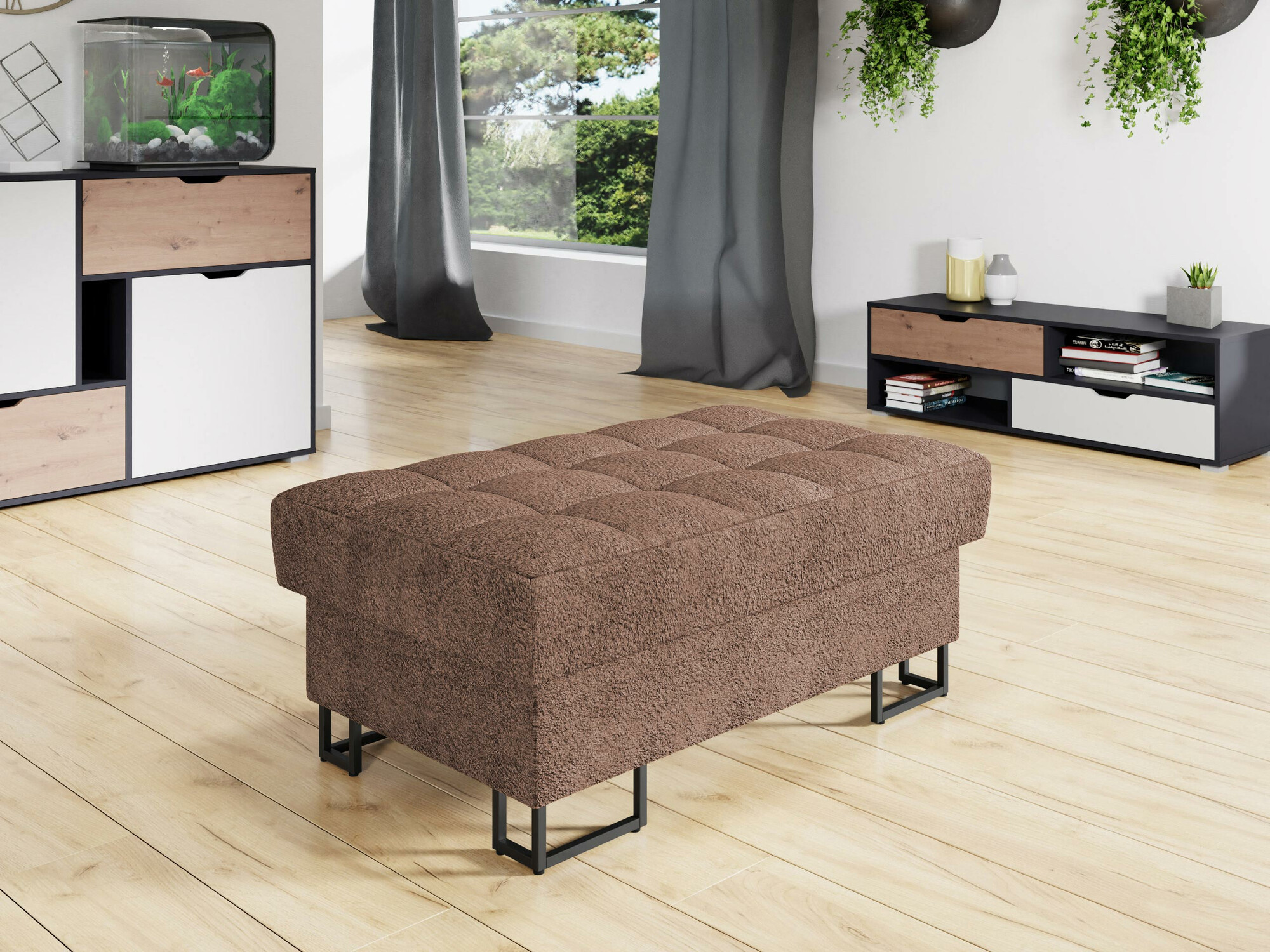 Upholstered bench Comfivo Anima (Coral 45)