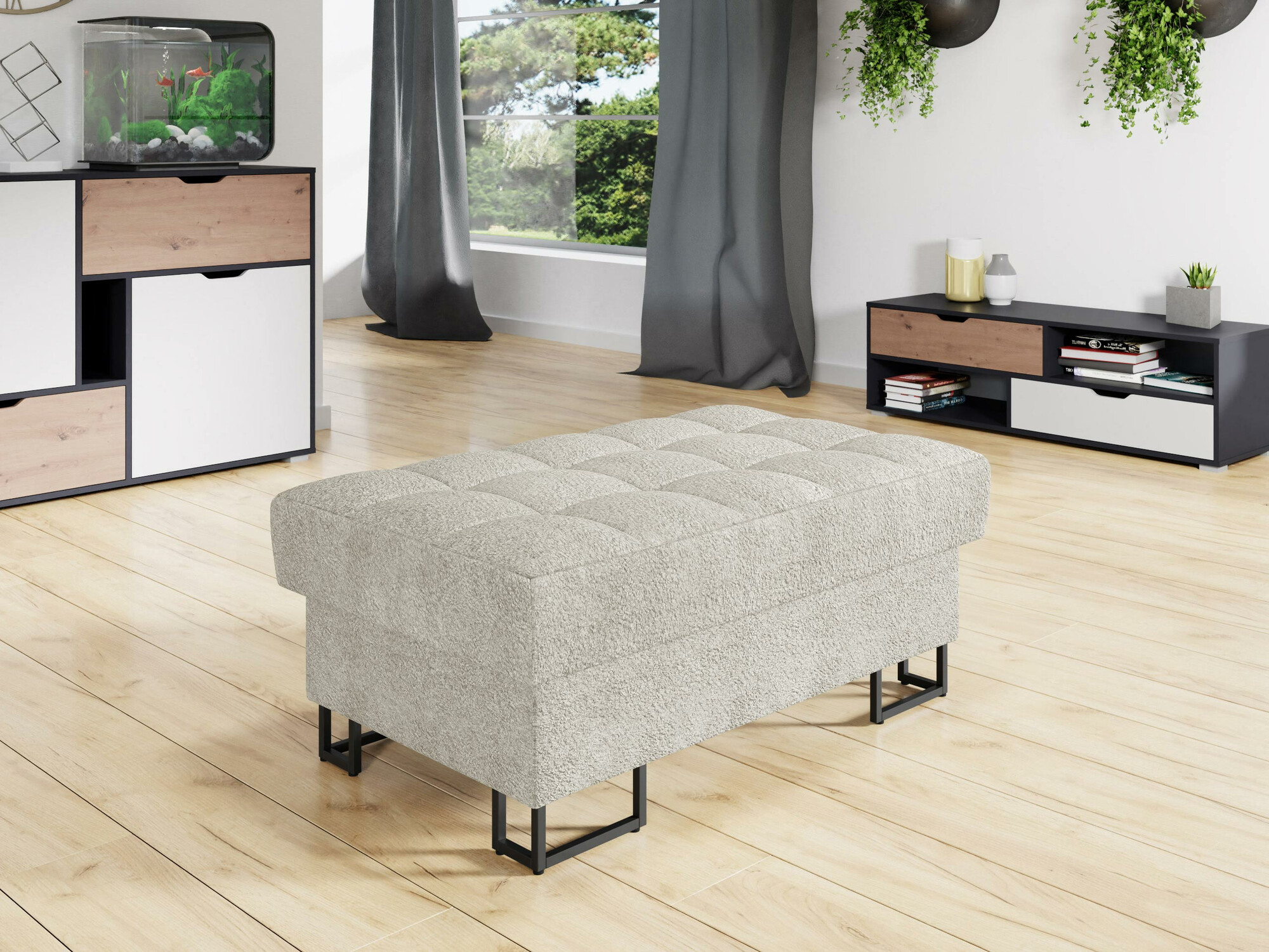 Upholstered bench Comfivo Anima (Coral 65)