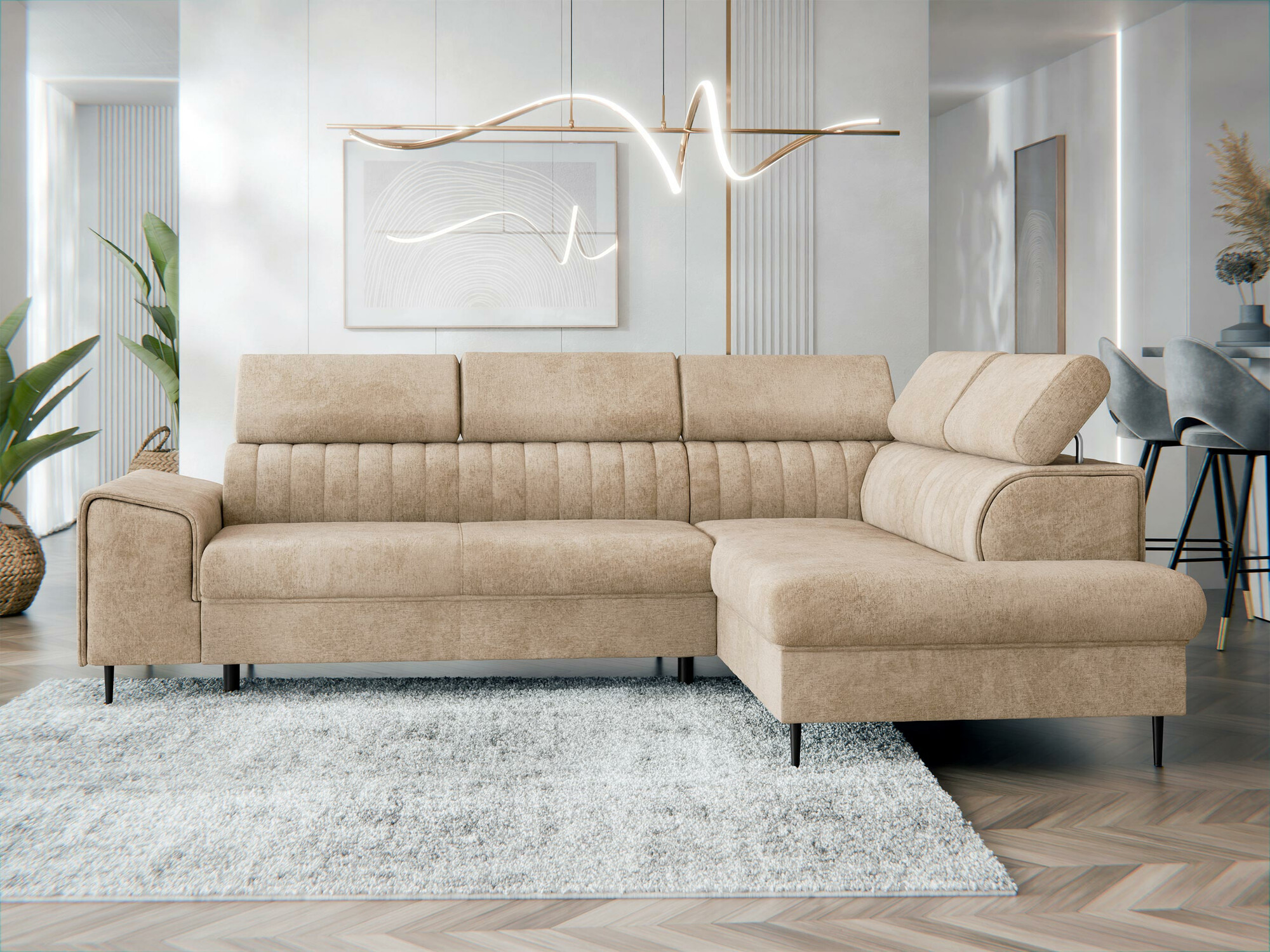 Corner sofa Comfivo Universum (Clara 215.03)