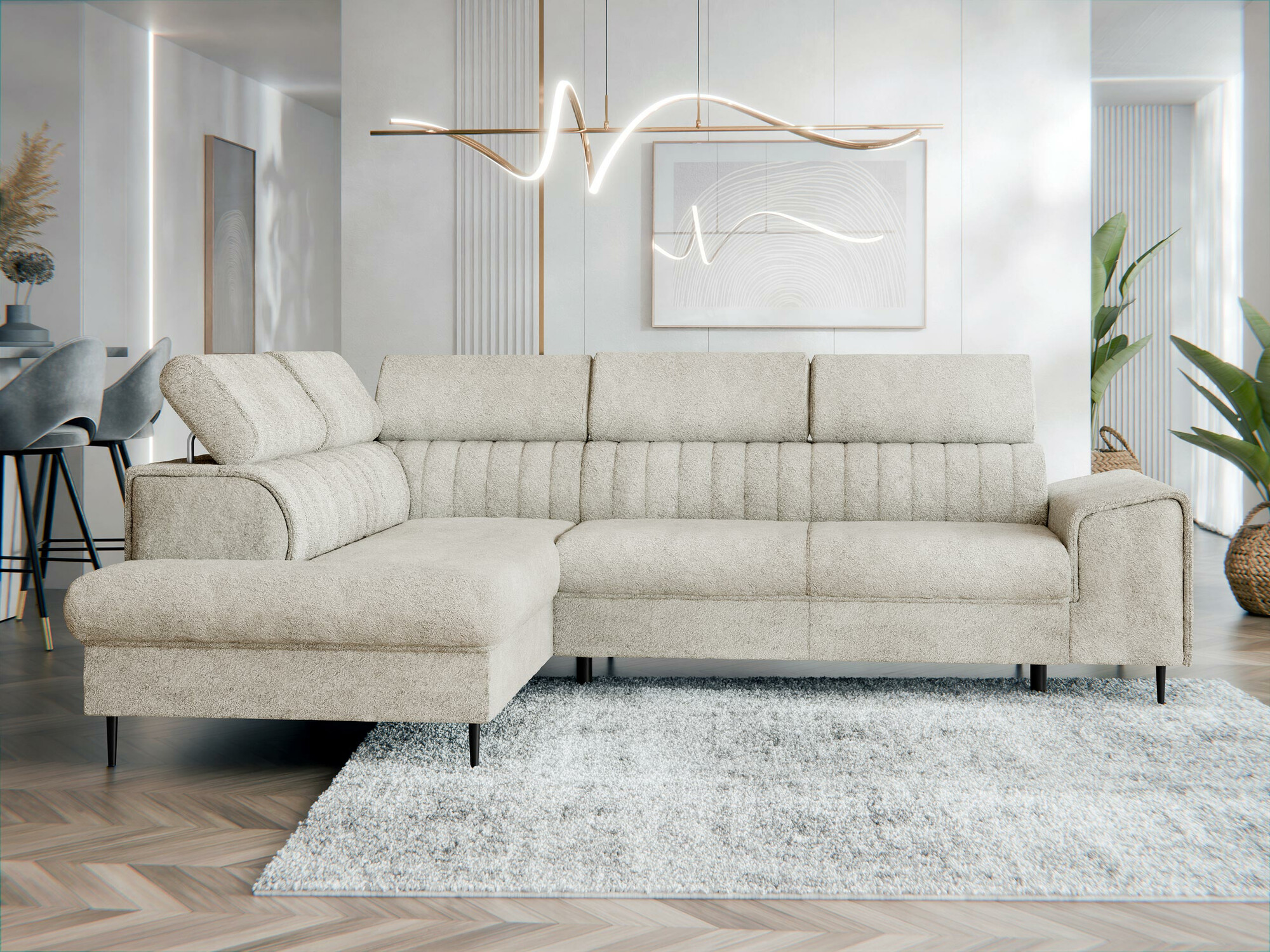 Corner sofa Comfivo Universum (Coral 65)