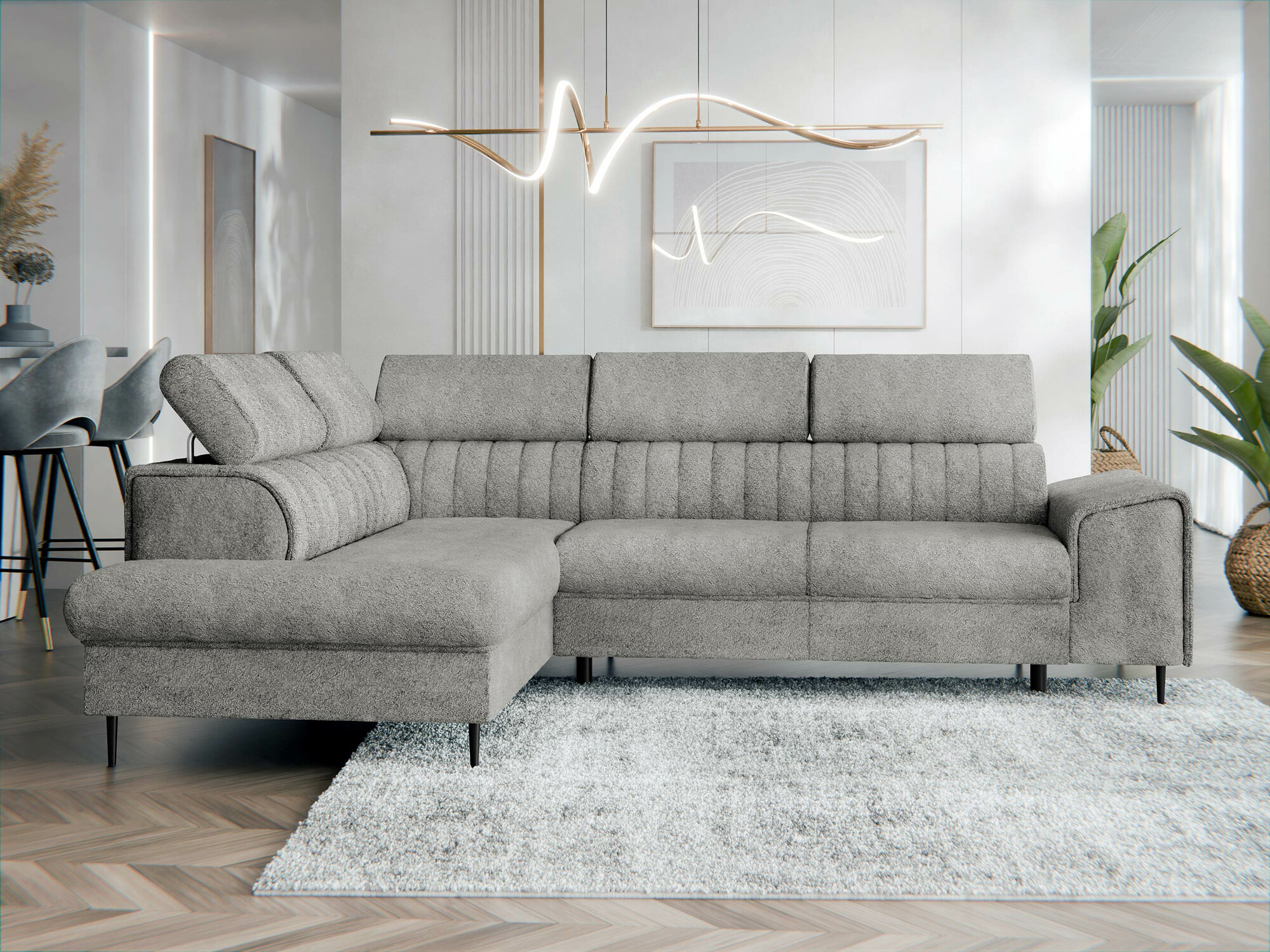 Corner sofa Comfivo Universum (Coral 75)