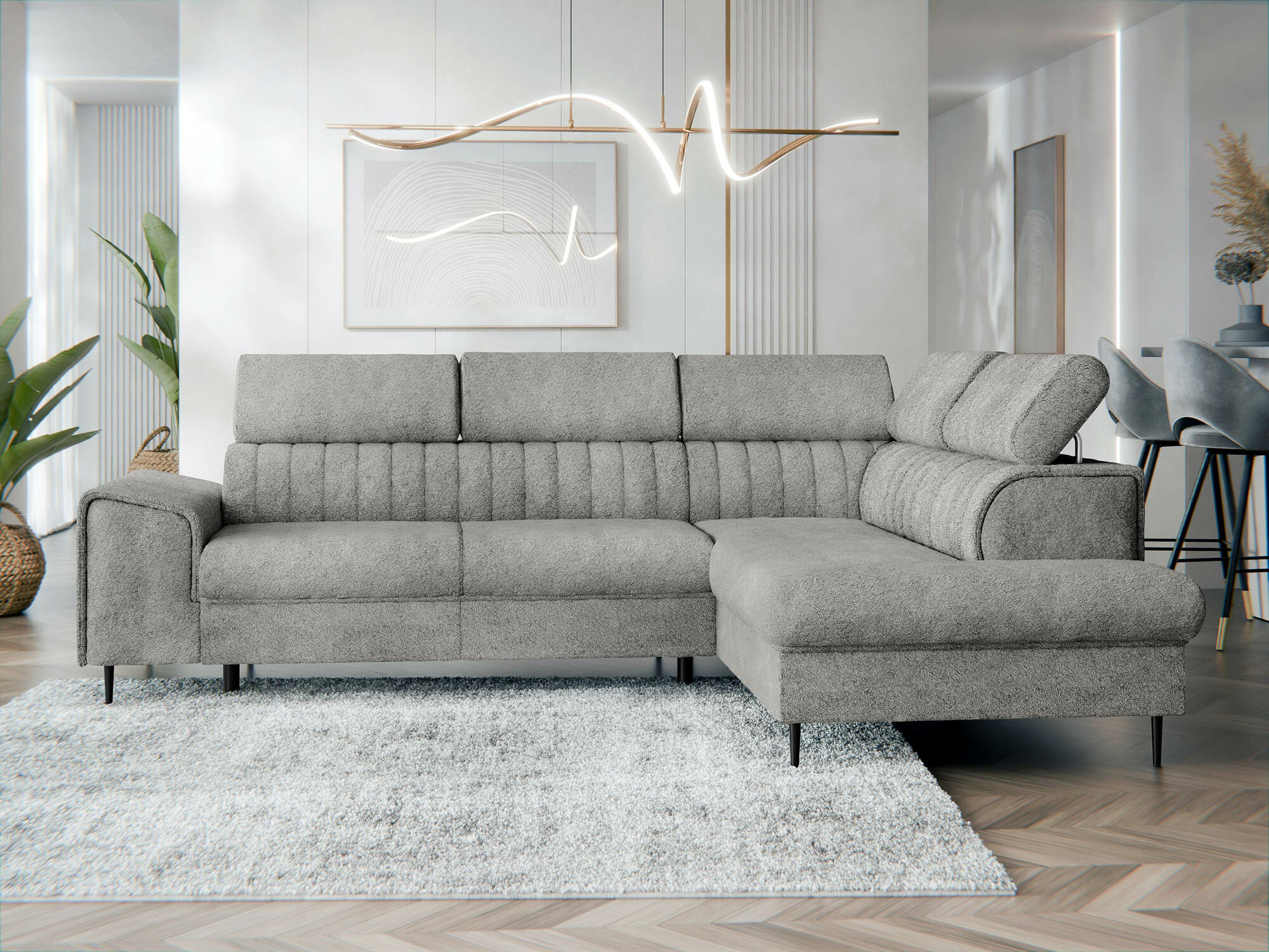 Corner sofa Comfivo Universum (Coral 75)