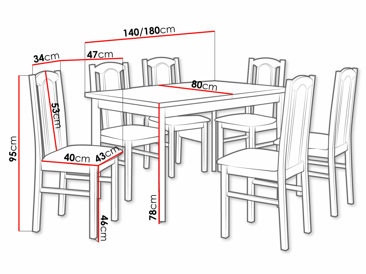 Dining set Victorville 313 (Hygge 20)