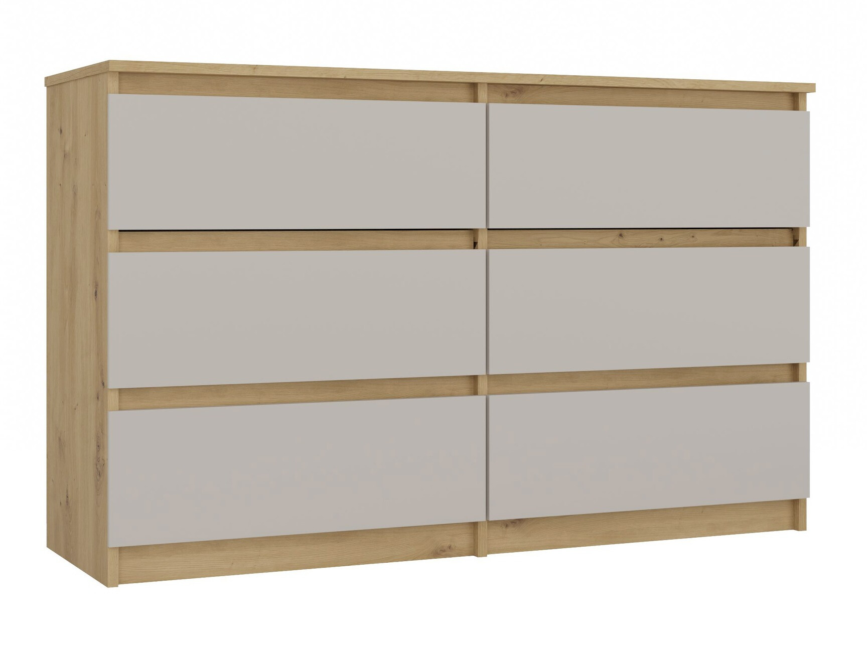 Chest of drawers Elbvelu 103 (Artisan oak + Cashmere)