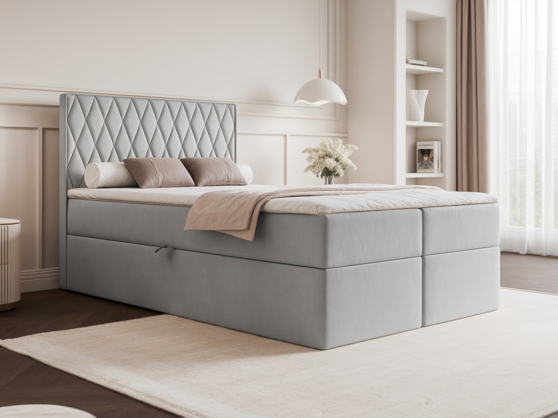 Continental bed Martinez 114 (Magic Velvet 2240)