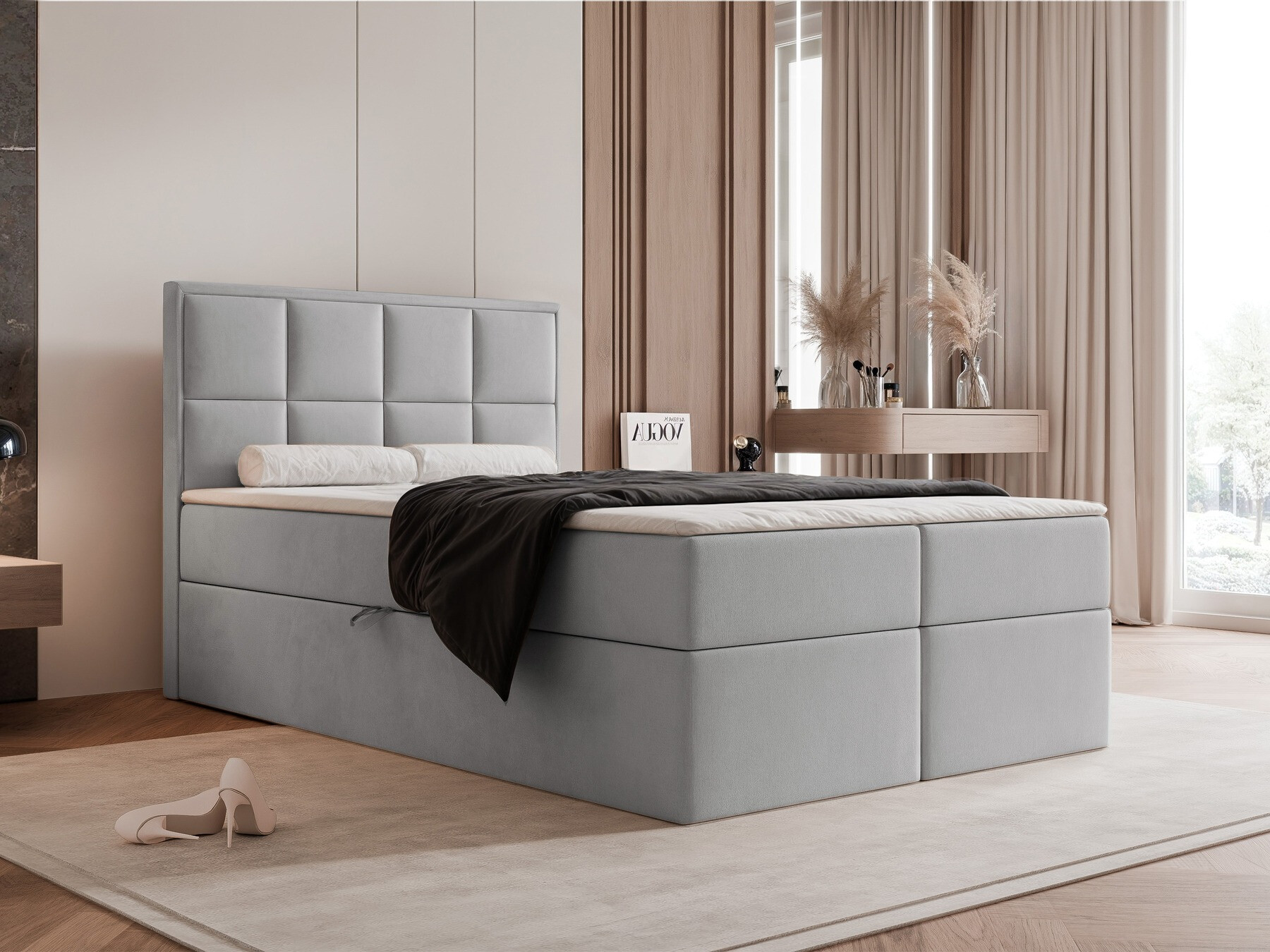 Continental bed Martinez 115 (Magic Velvet 2240)