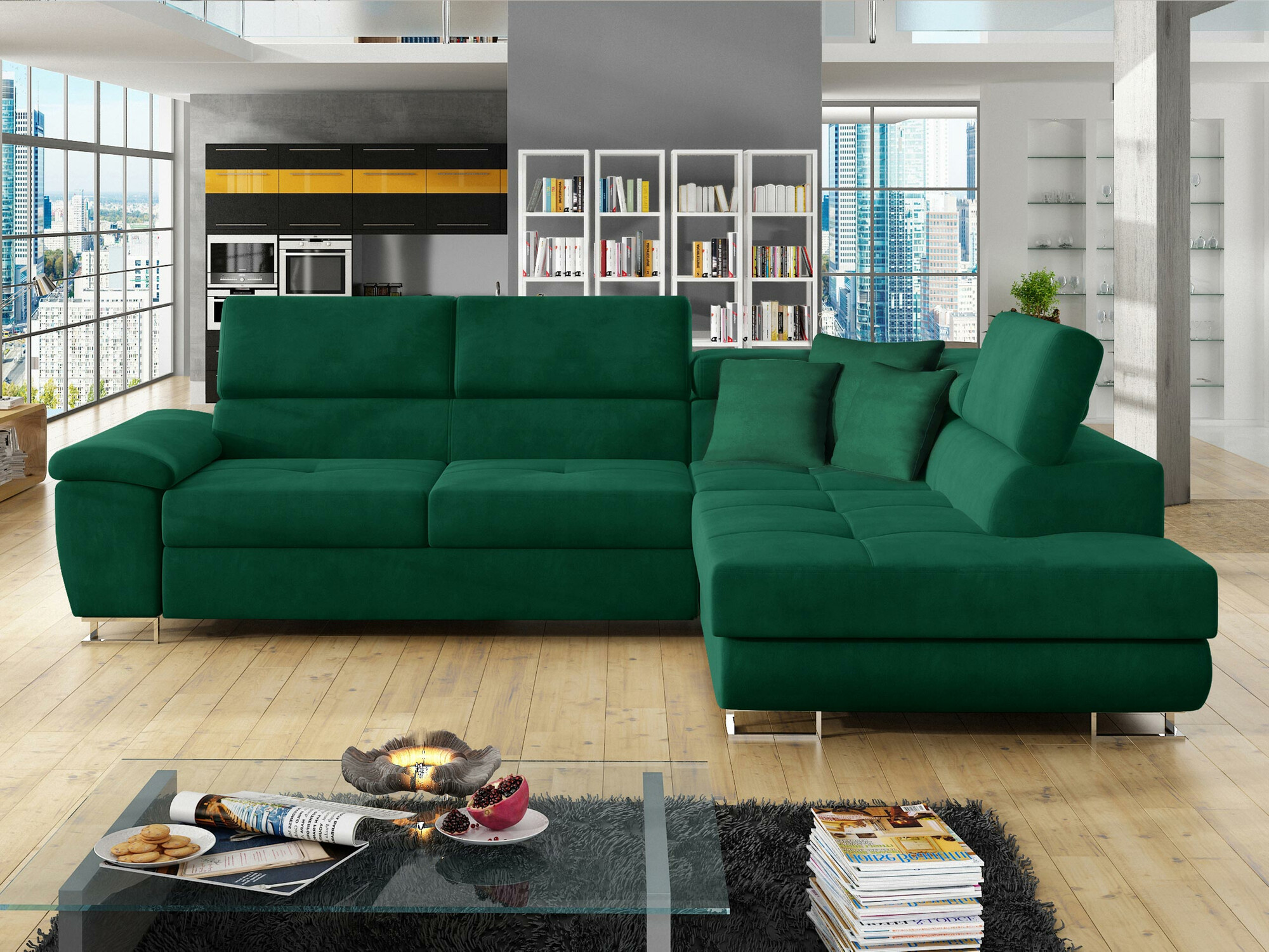 Corner sofa Comfivo Ruta II (Kronos 19)