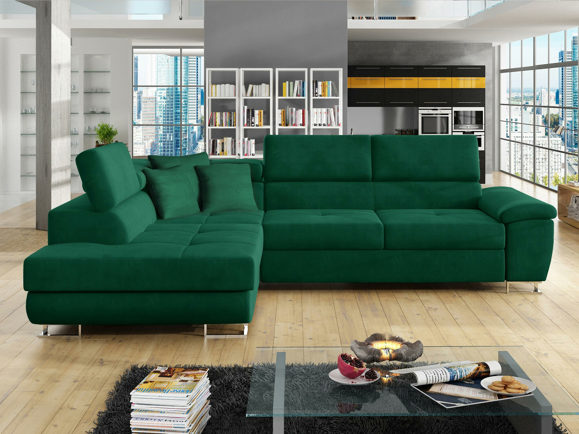 Corner sofa Comfivo Ruta II (Kronos 19)