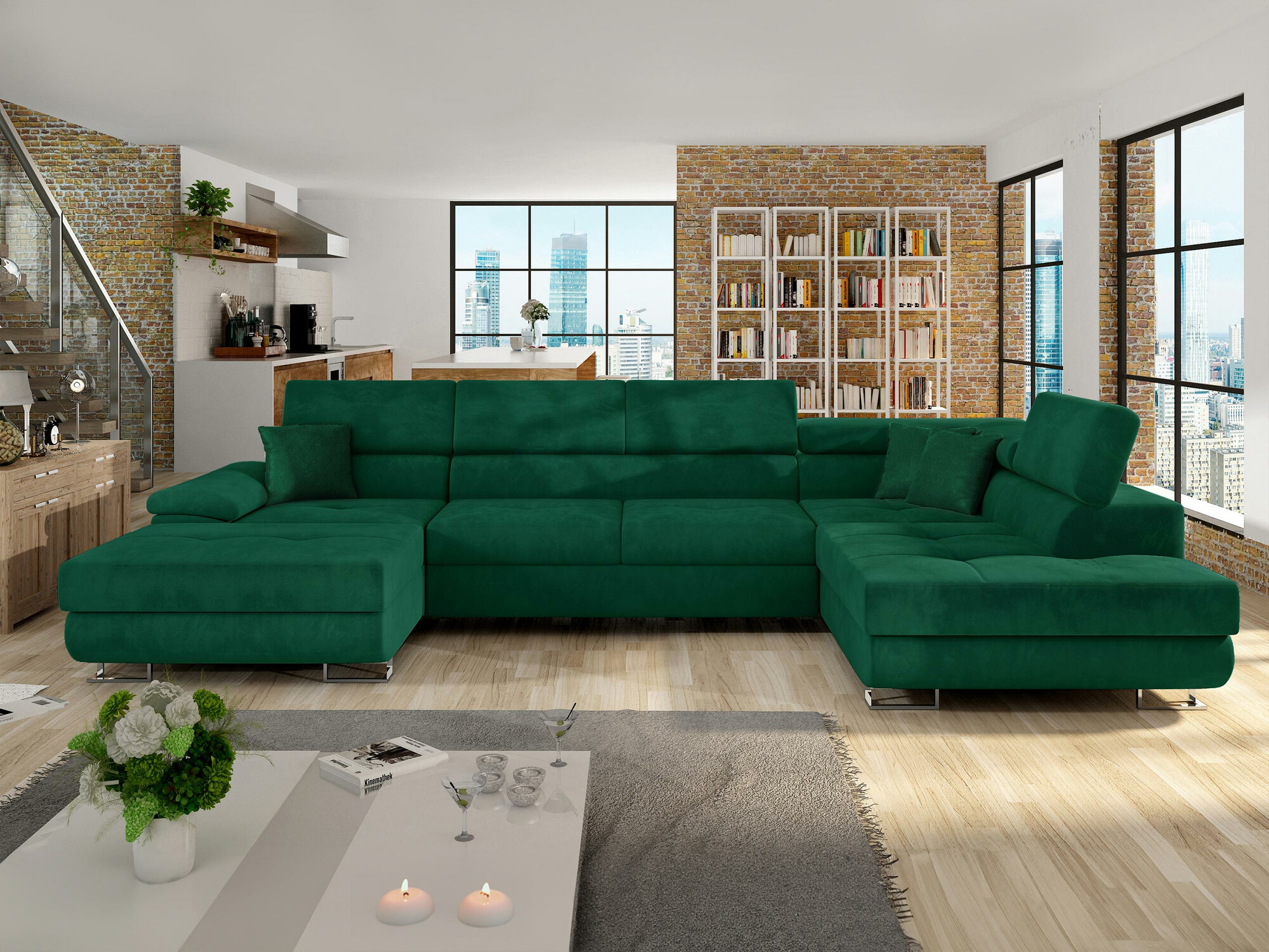 Corner sofa Comfivo Ruta IV (Kronos 19)