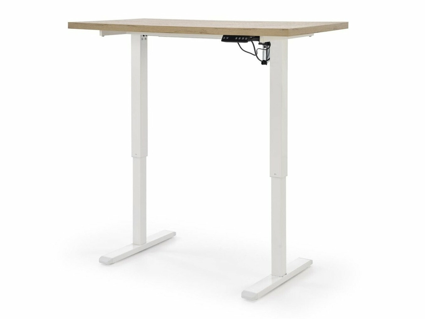 Height-adjustable desk Houston 1942 (Artisan oak + White)
