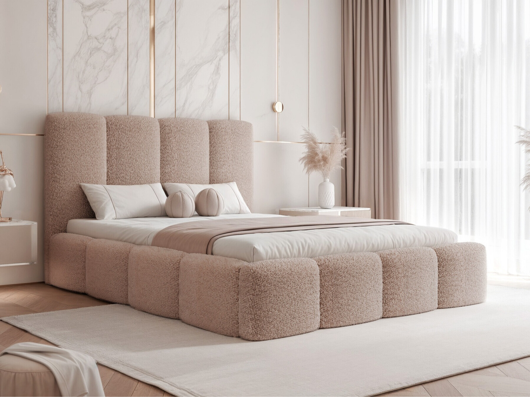 Bed Martinez 117 (Coral 45)
