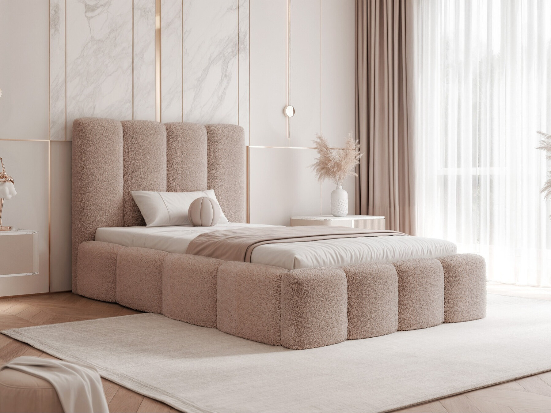 Bed Martinez 117 (Coral 45)