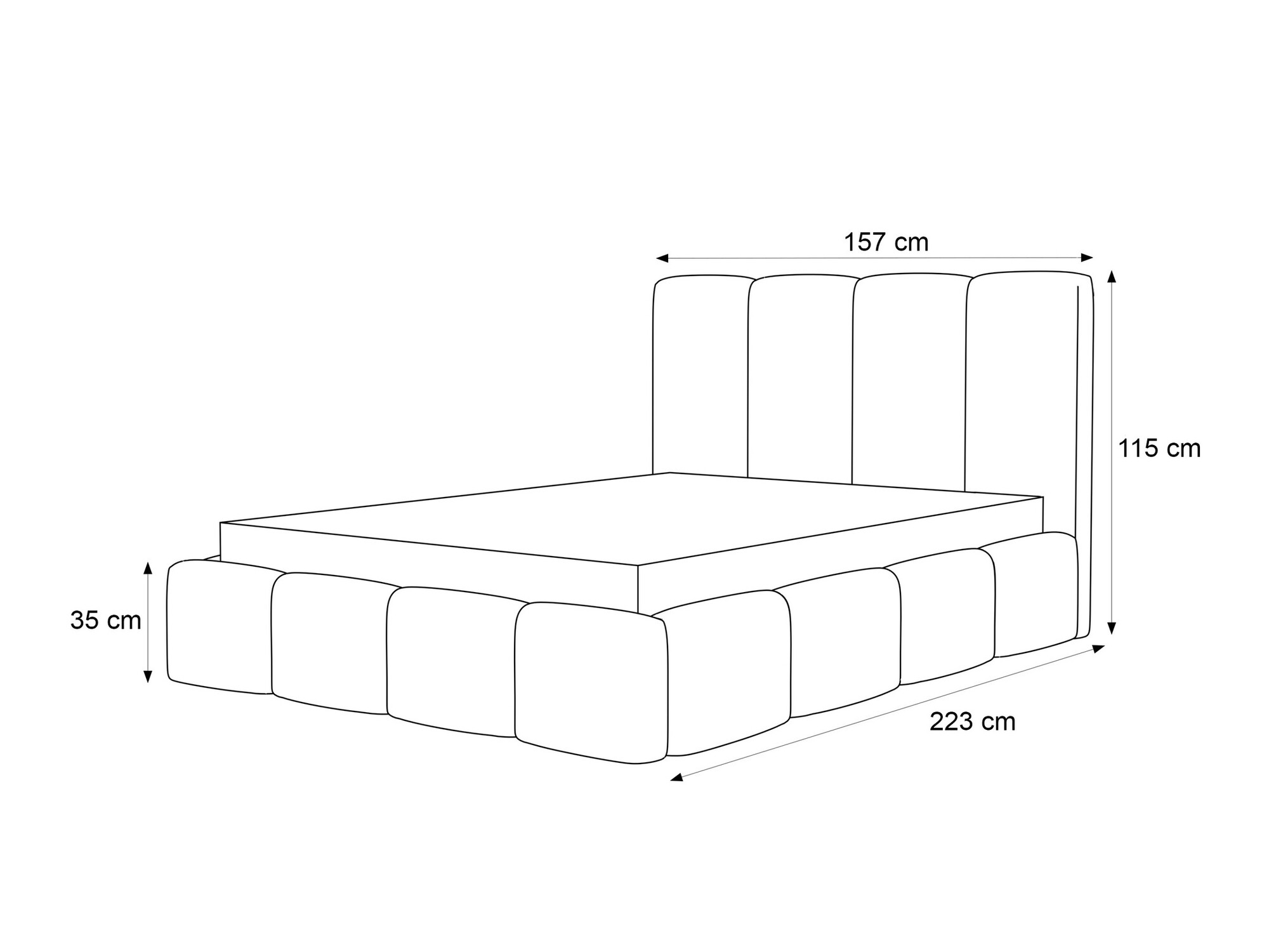 Bed Martinez 117 (Coral 85)