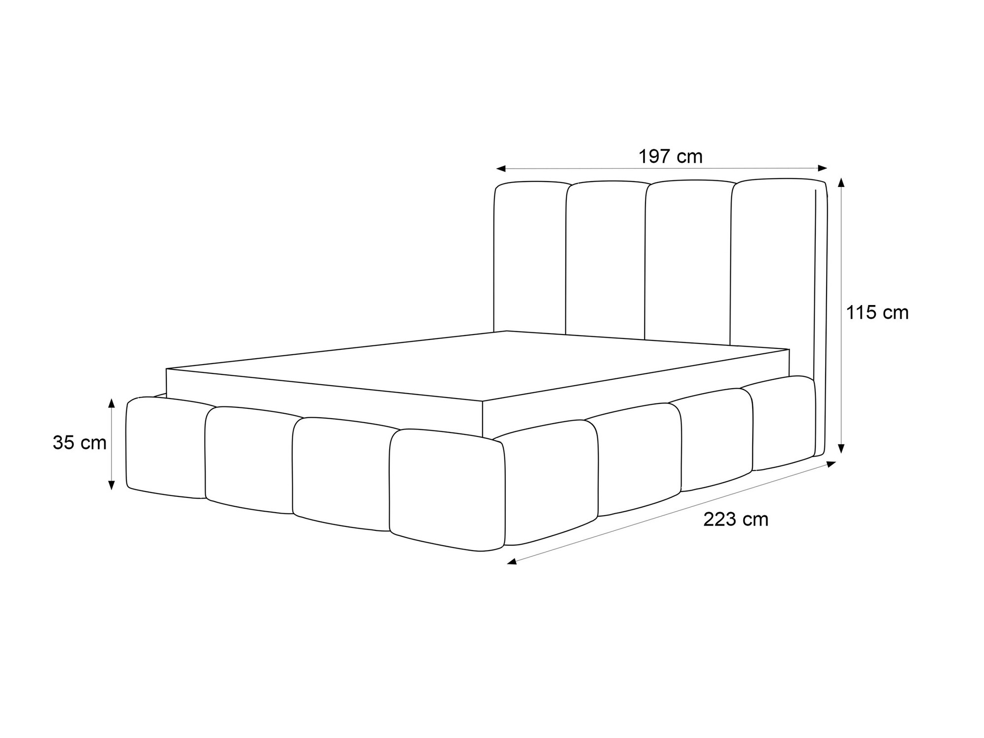Bed Martinez 117 (Coral 85)