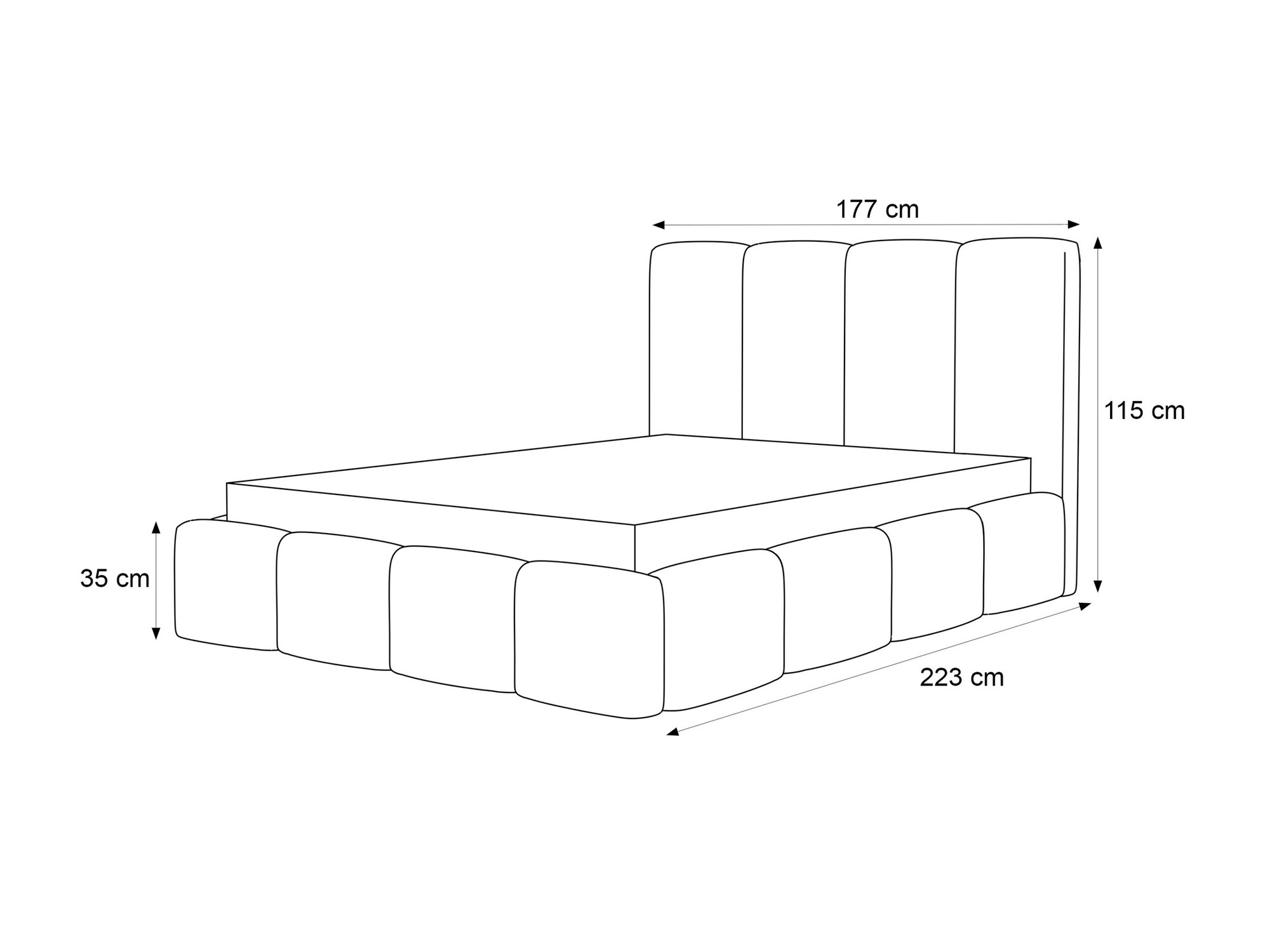 Bed Martinez 117 (Jasmine 24)
