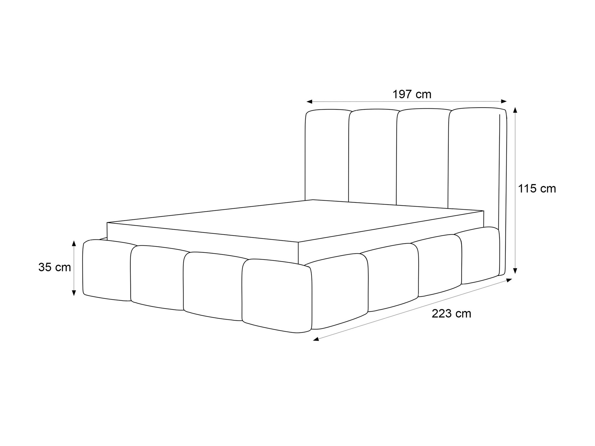 Bed Martinez 117 (Jasmine 24)