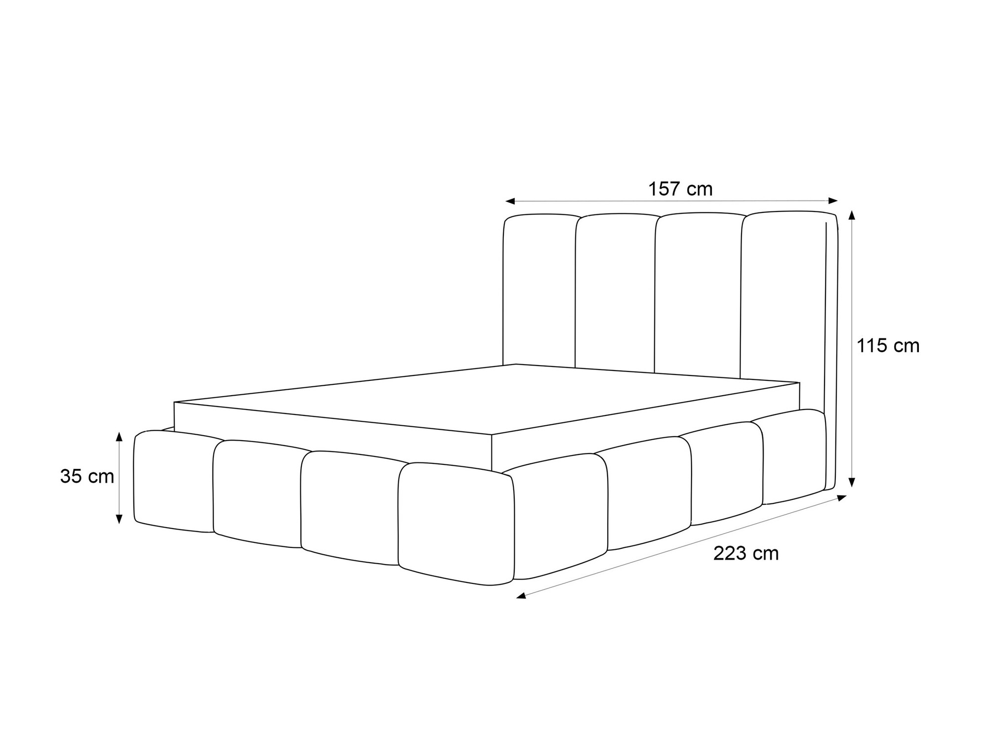 Bed Martinez 117 (Jasmine 96)