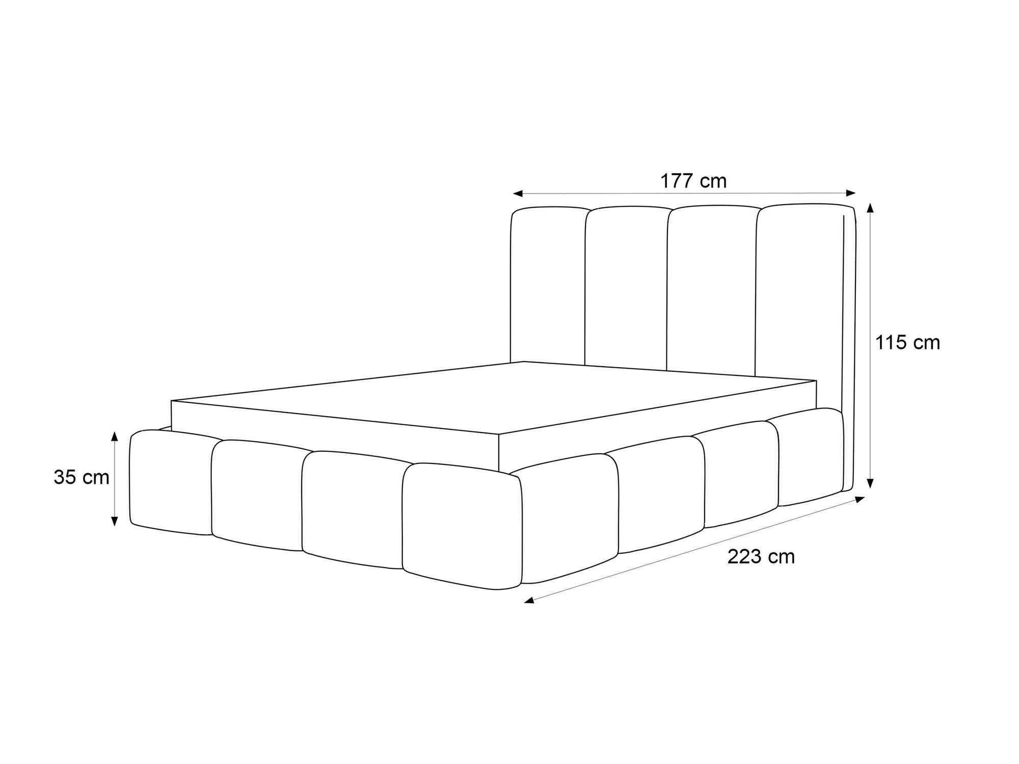 Bed Martinez 117 (Jasmine 96)