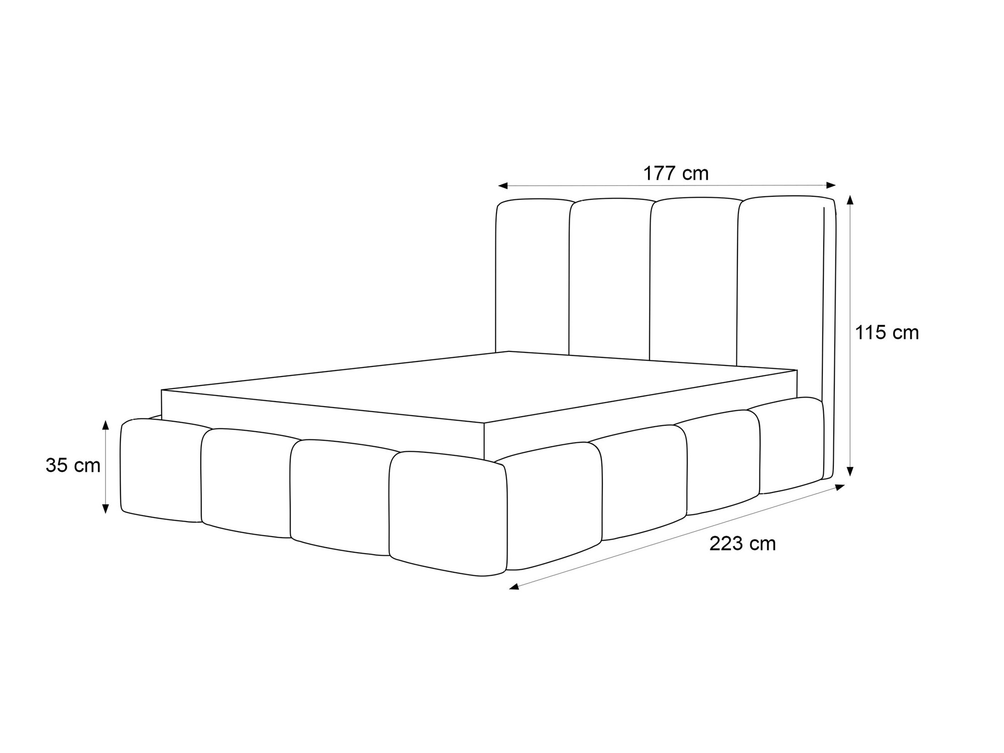 Bed Martinez 117 (Jasmine 96)