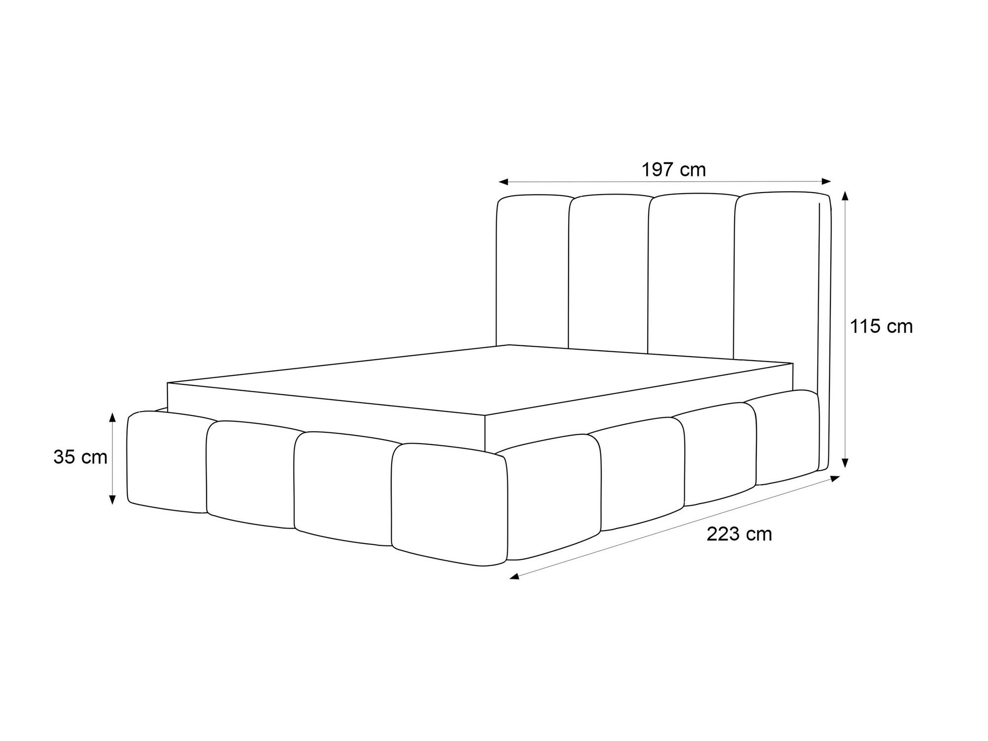 Bed Martinez 117 (Jasmine 96)