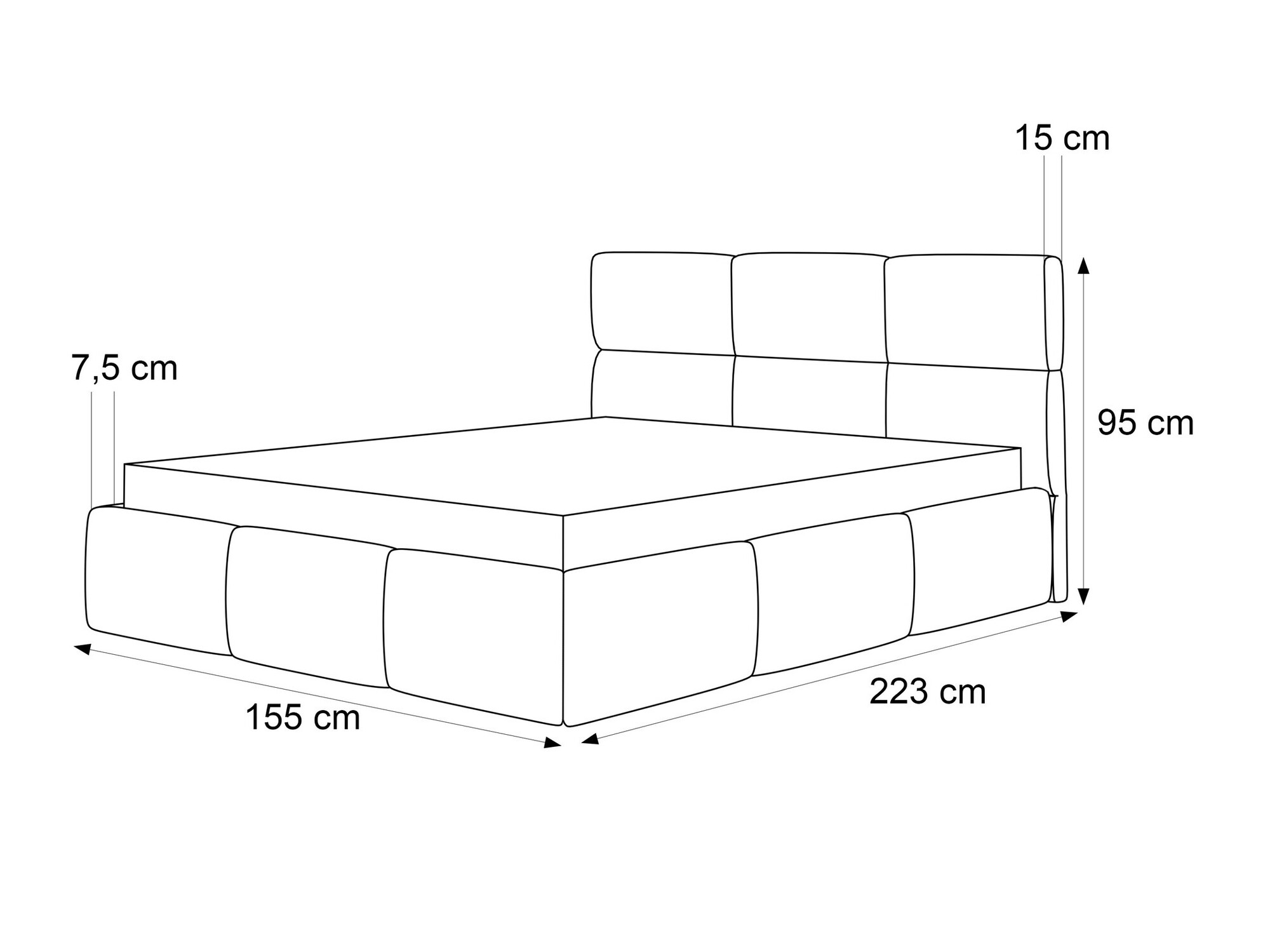 Bed Martinez 118 (Coral 65)