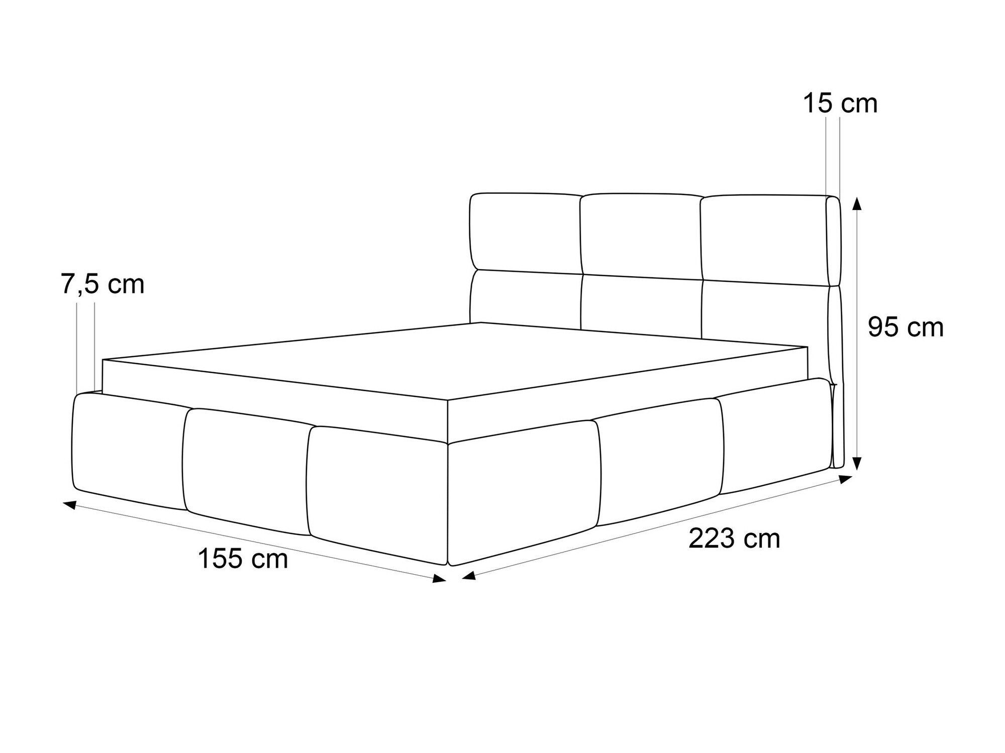 Bed Martinez 118 (Coral 65)