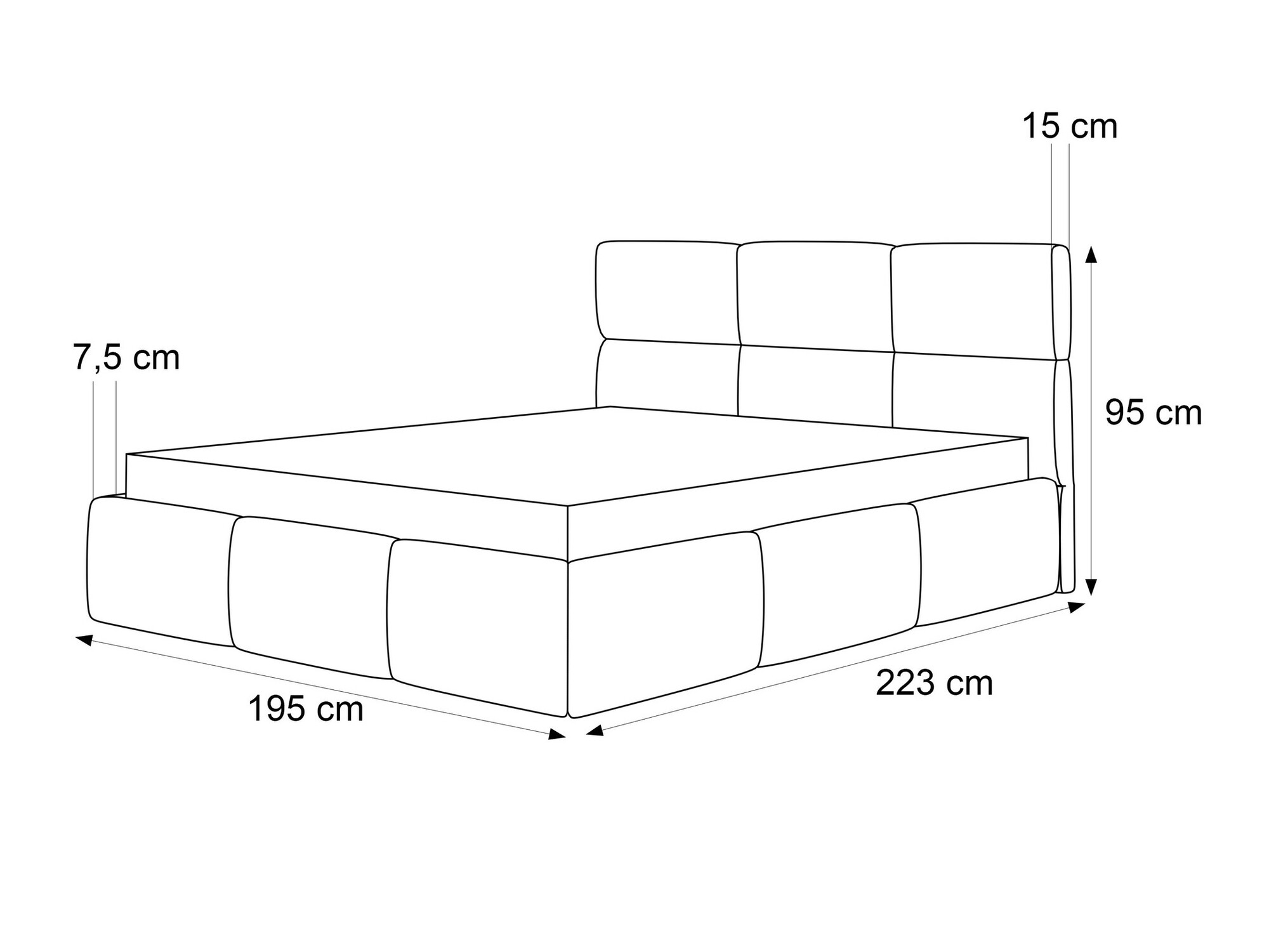 Bed Martinez 118 (Coral 65)
