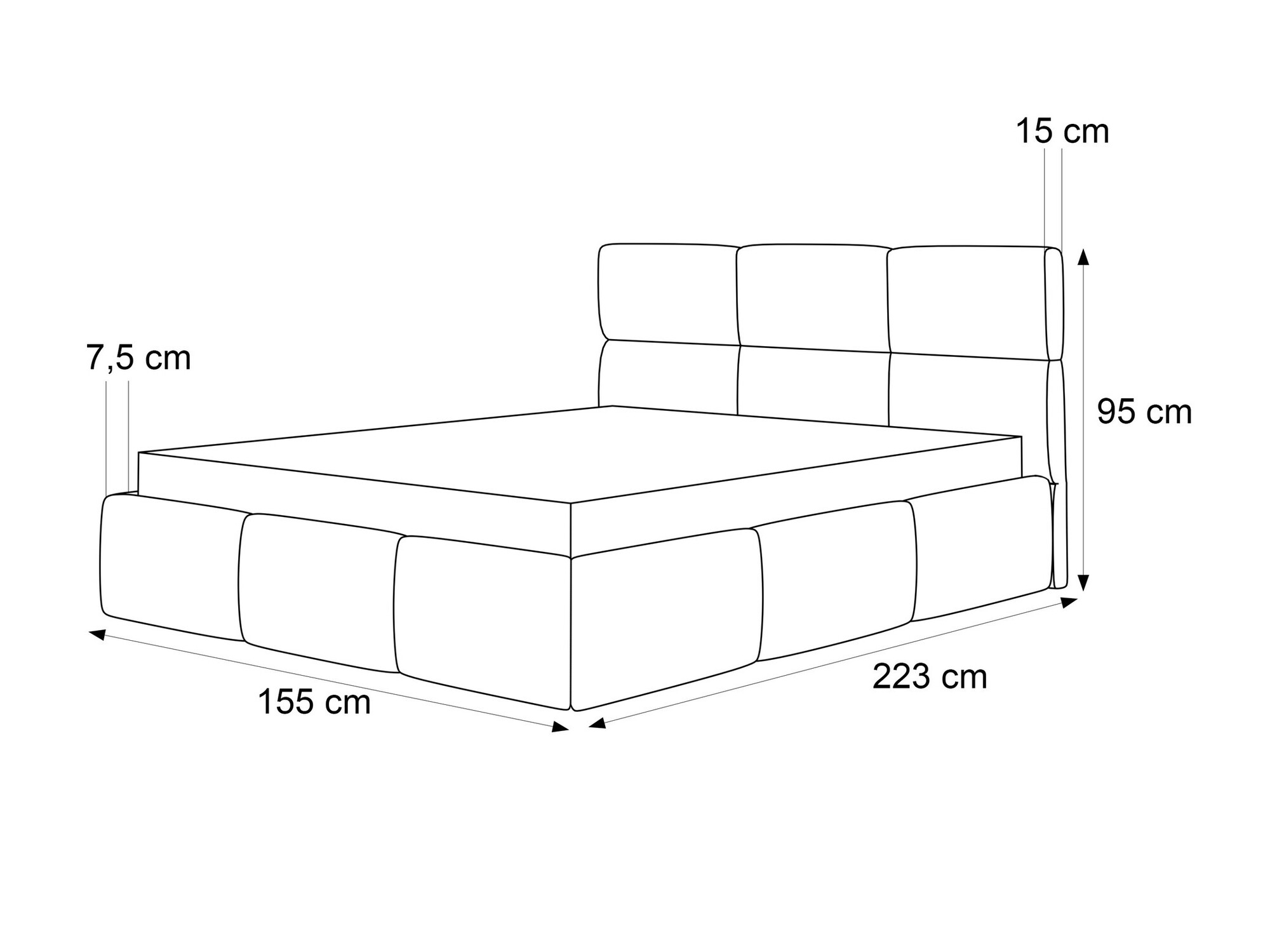 Bed Martinez 118 (Coral 70)