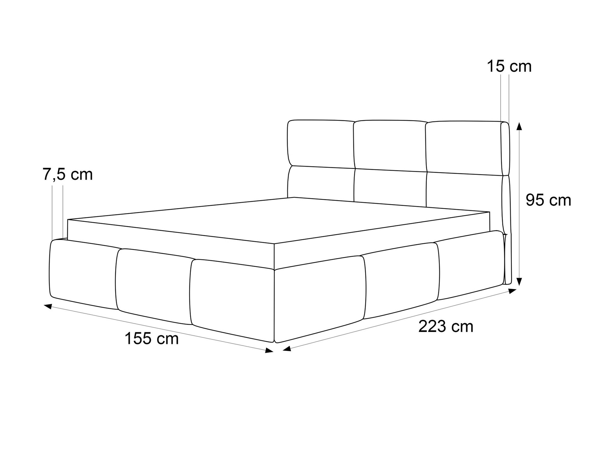 Bed Martinez 118 (Coral 70)