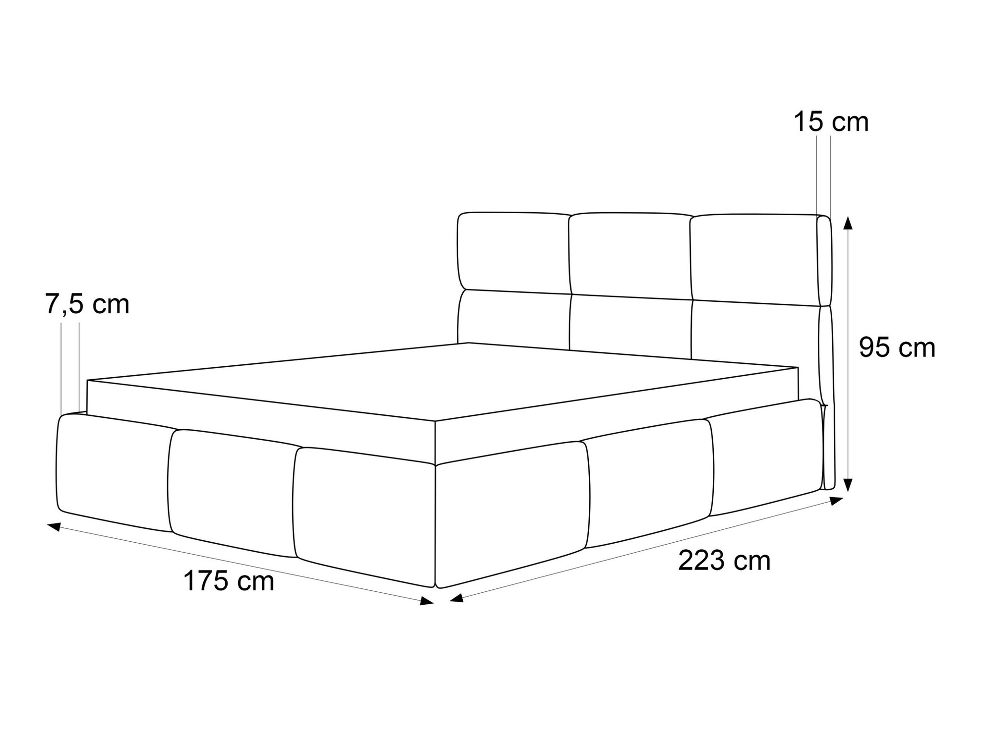 Bed Martinez 118 (Coral 70)