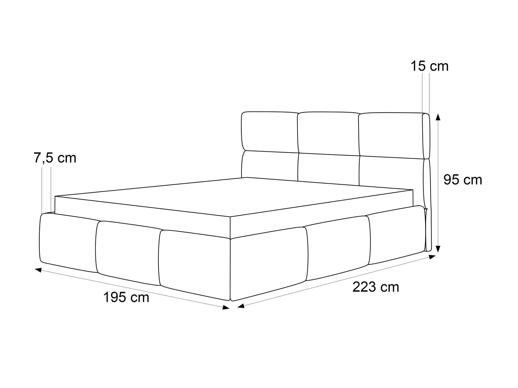 Bed Martinez 118 (Coral 70)
