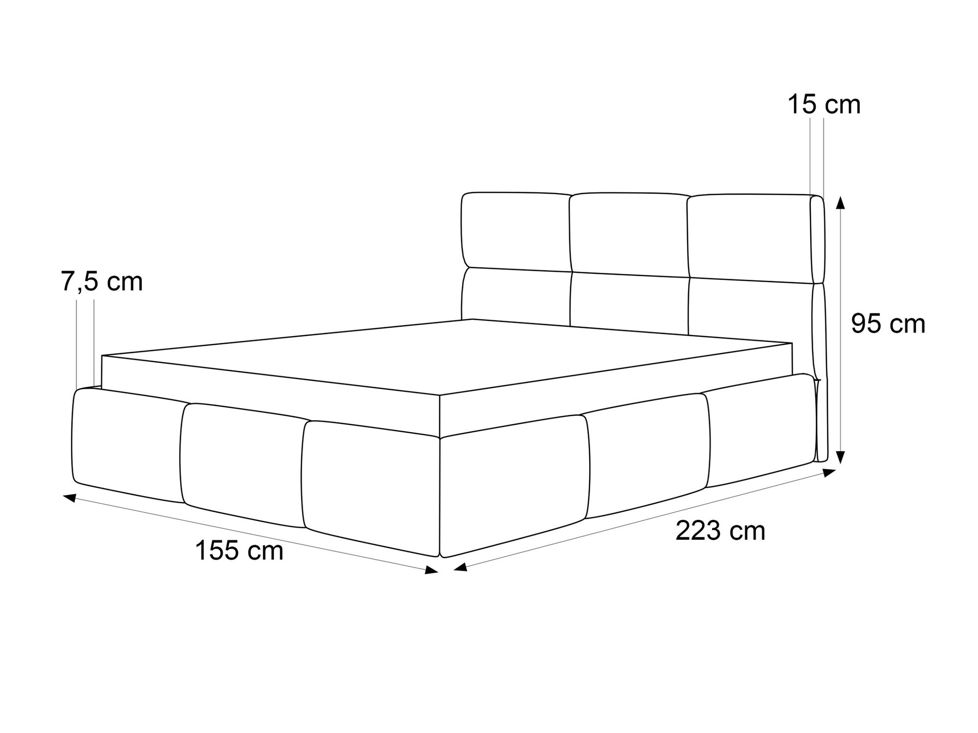 Bed Martinez 118 (Coral 80)
