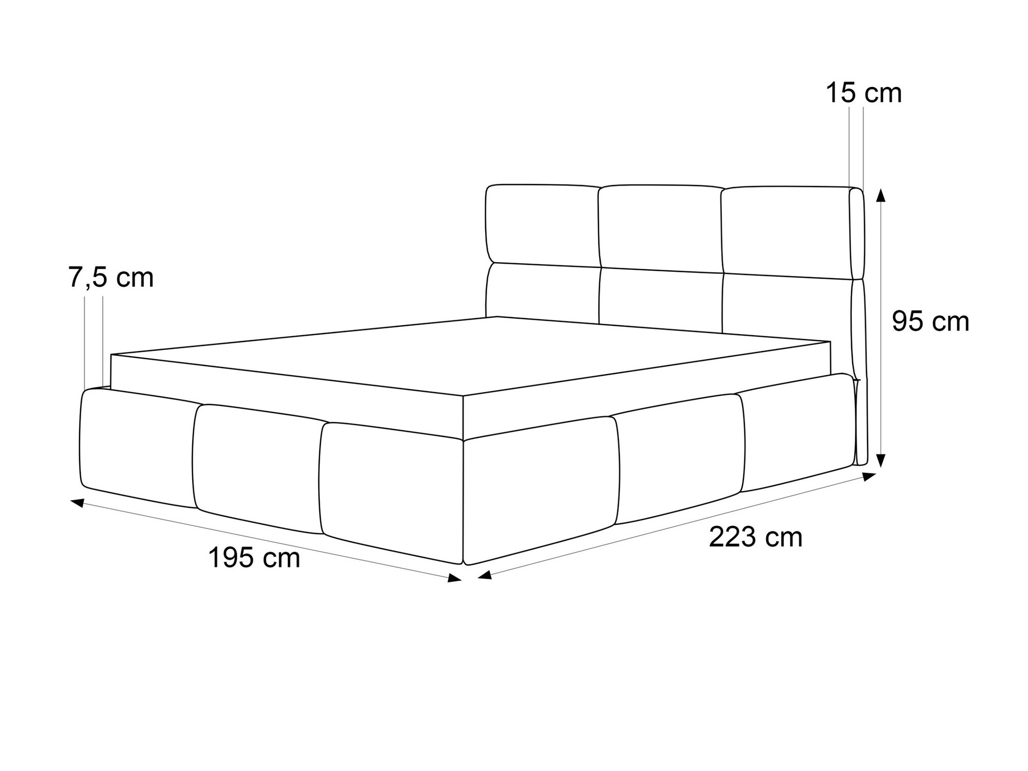 Bed Martinez 118 (Coral 80)