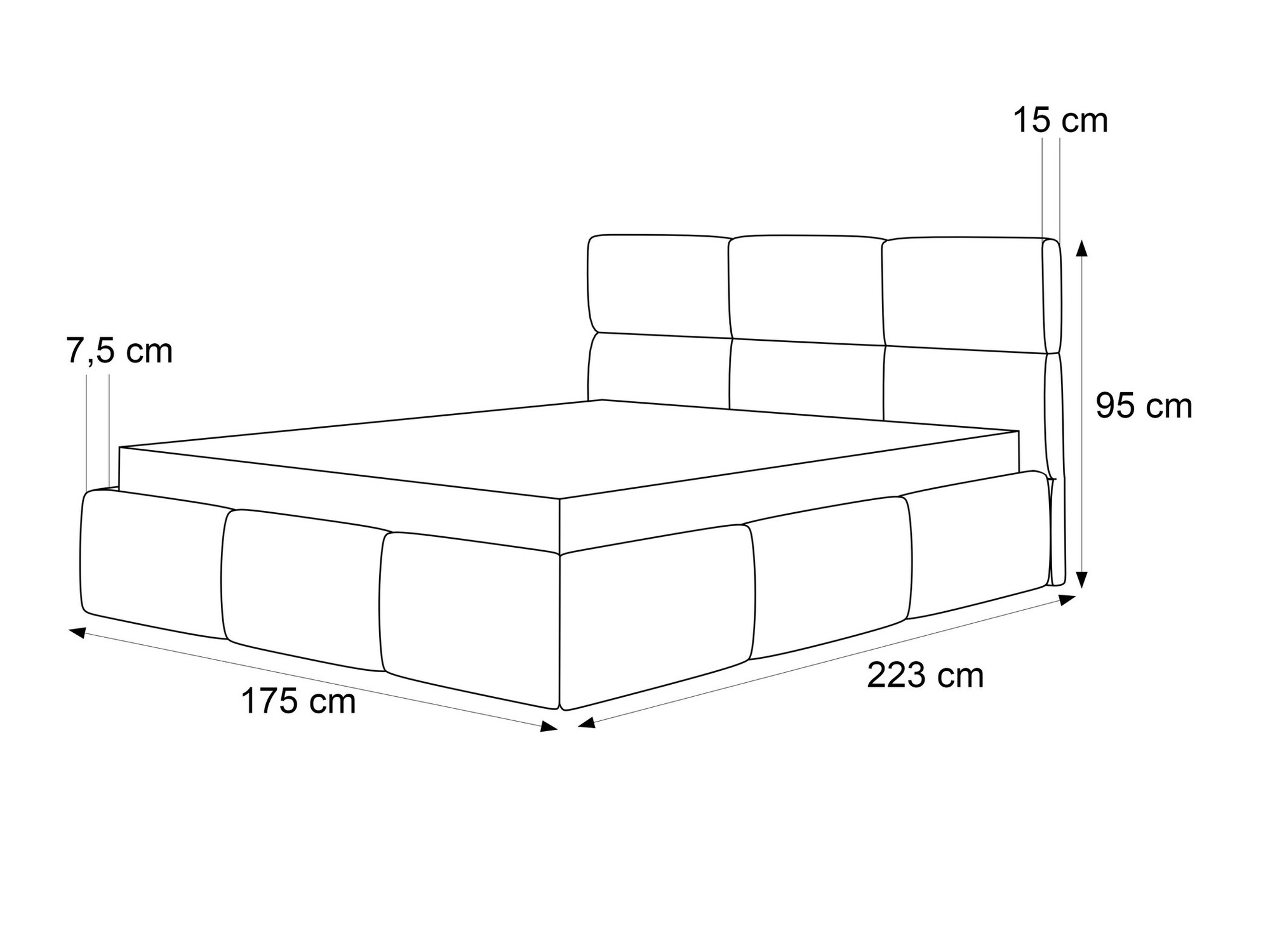 Bed Martinez 118 (Coral 85)