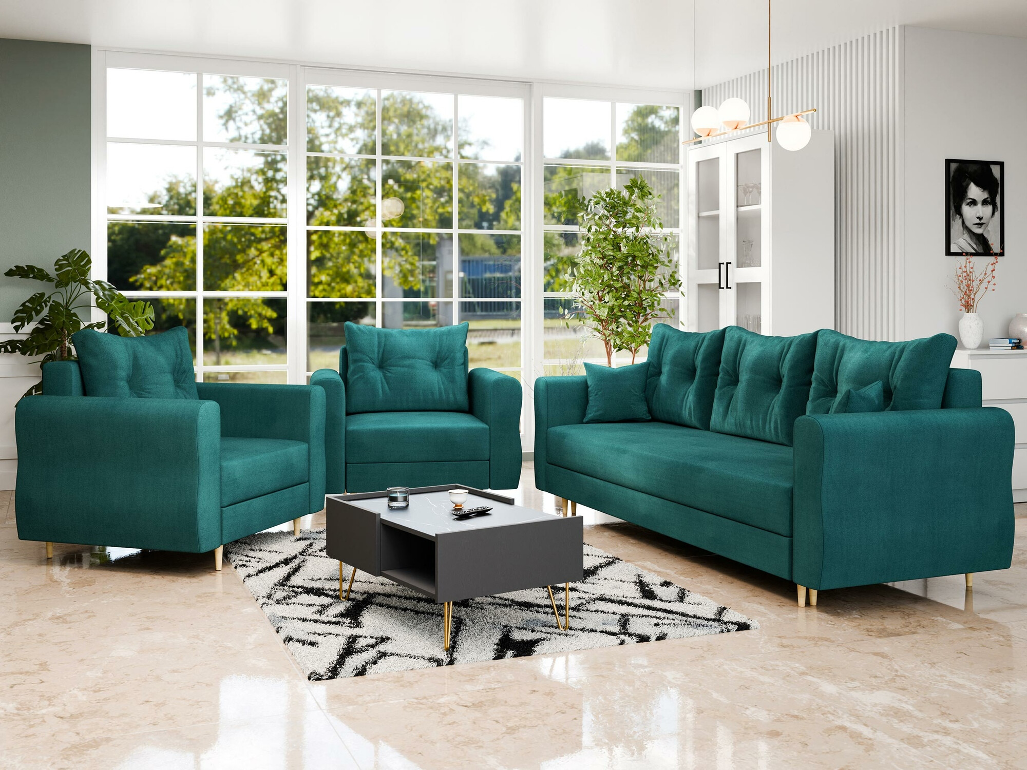 Upholstered furniture set Veldala 106 (Manila 37)