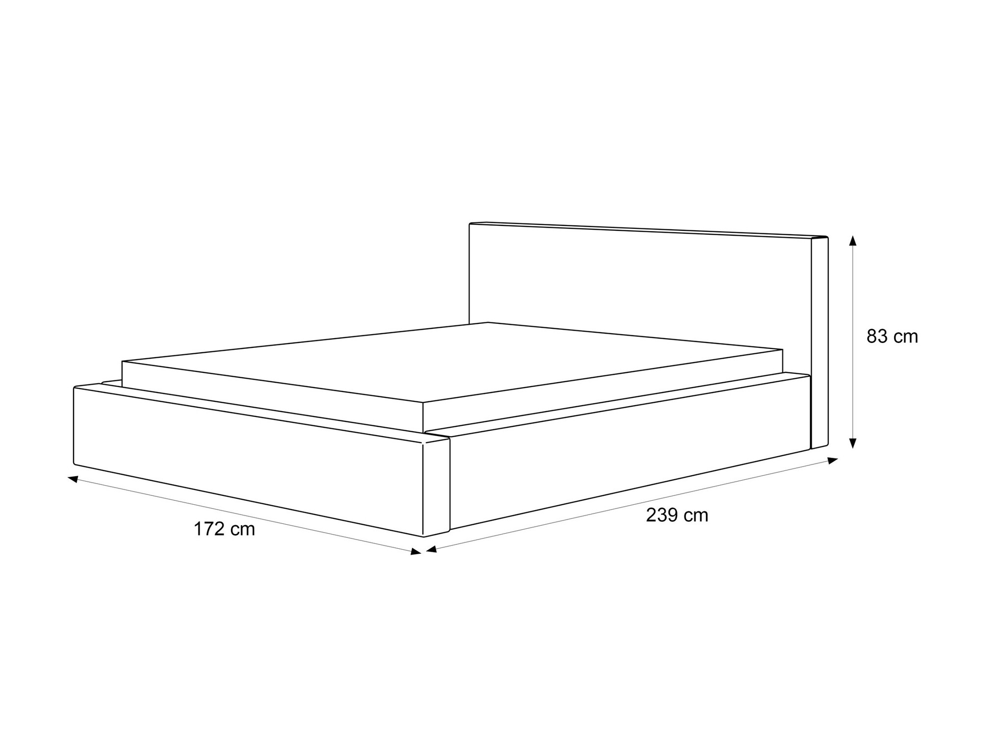 Bed Martinez 119 (Yakety Ivory)